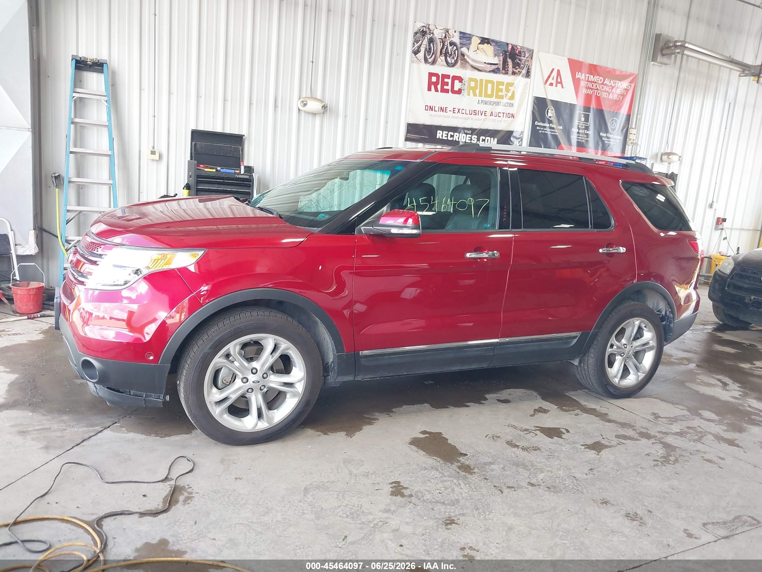 2013 Ford Explorer Limited Red vin: 1FM5K8F89DGC15087