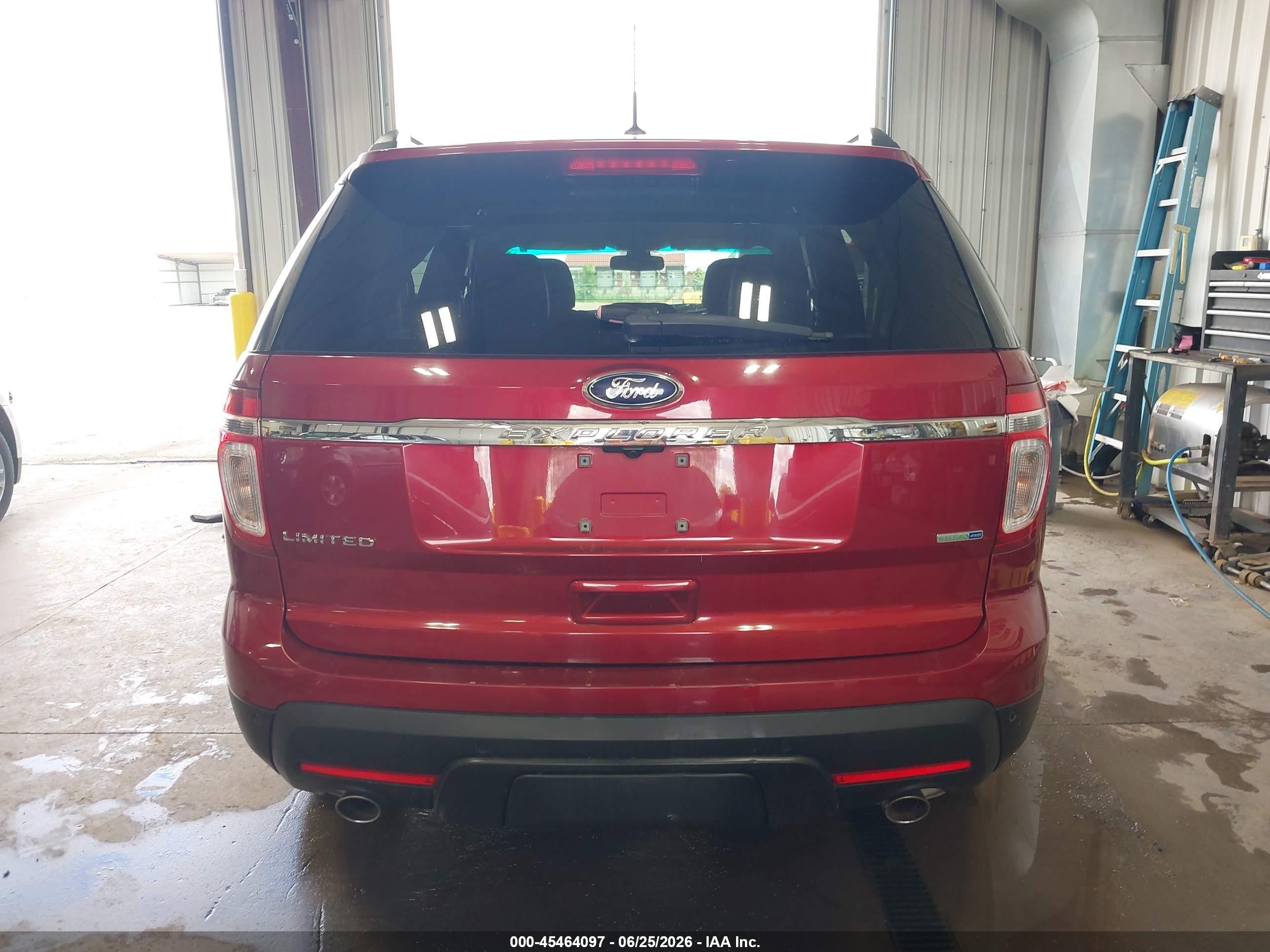 2013 Ford Explorer Limited Red vin: 1FM5K8F89DGC15087