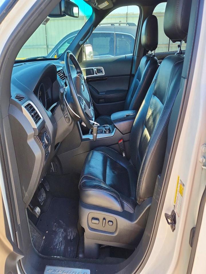 2013 Ford Explorer Limited White vin: 1FM5K8F89DGC20127