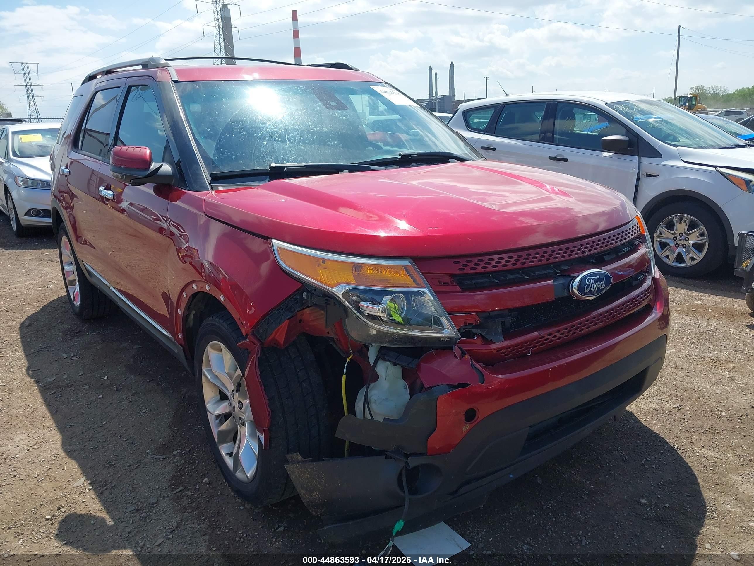 2013 Ford Explorer Limited Red vin: 1FM5K8F89DGC59400