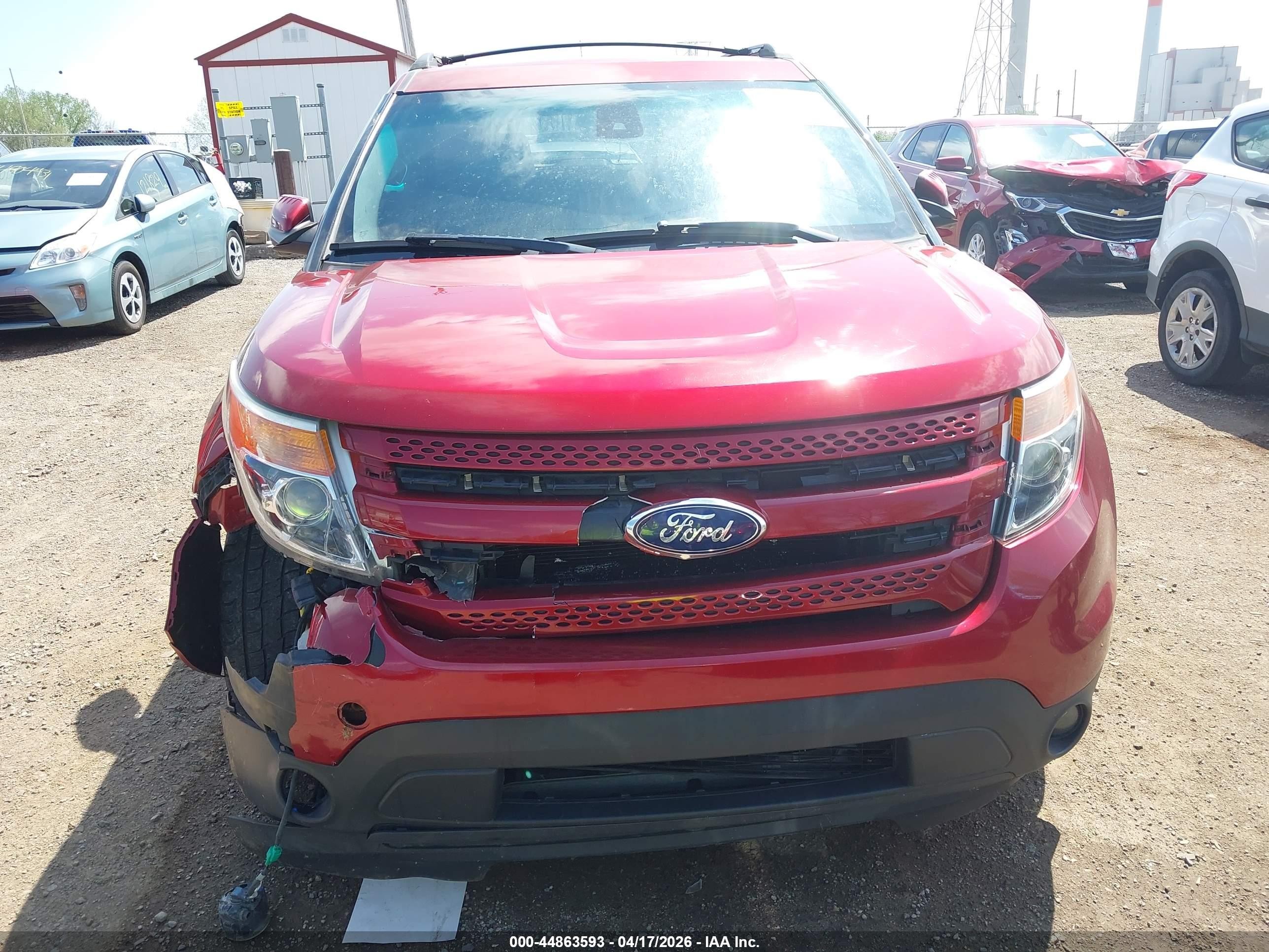 2013 Ford Explorer Limited Red vin: 1FM5K8F89DGC59400