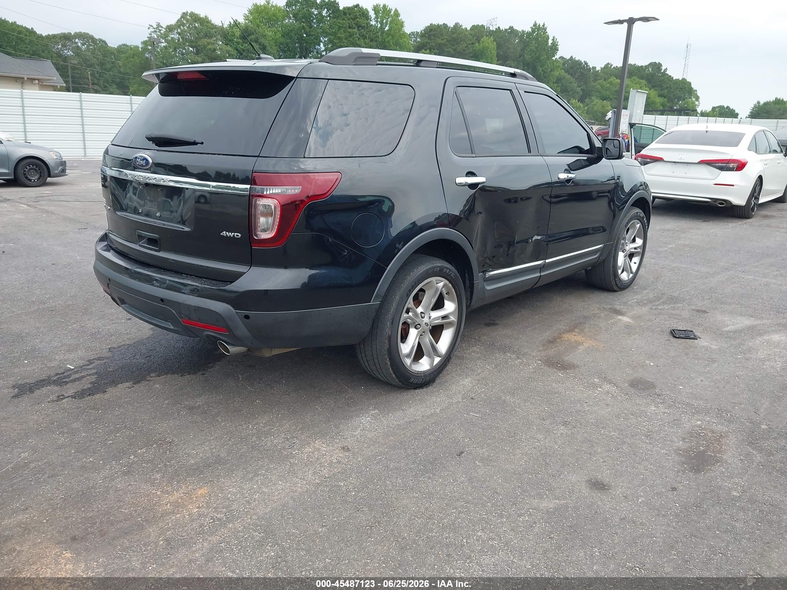 2014 Ford Explorer Limited Black vin: 1FM5K8F89EGA14016