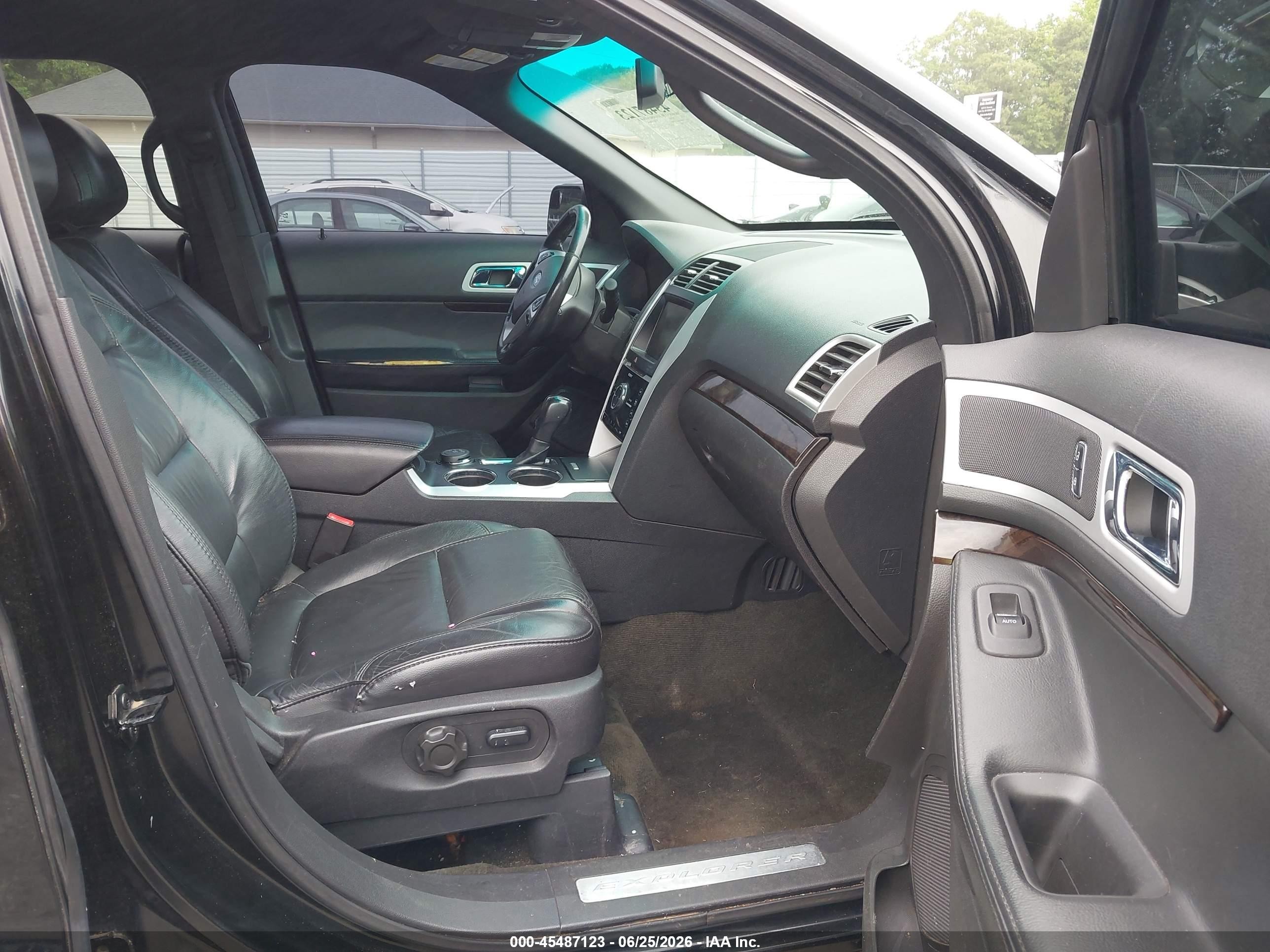 2014 Ford Explorer Limited Black vin: 1FM5K8F89EGA14016