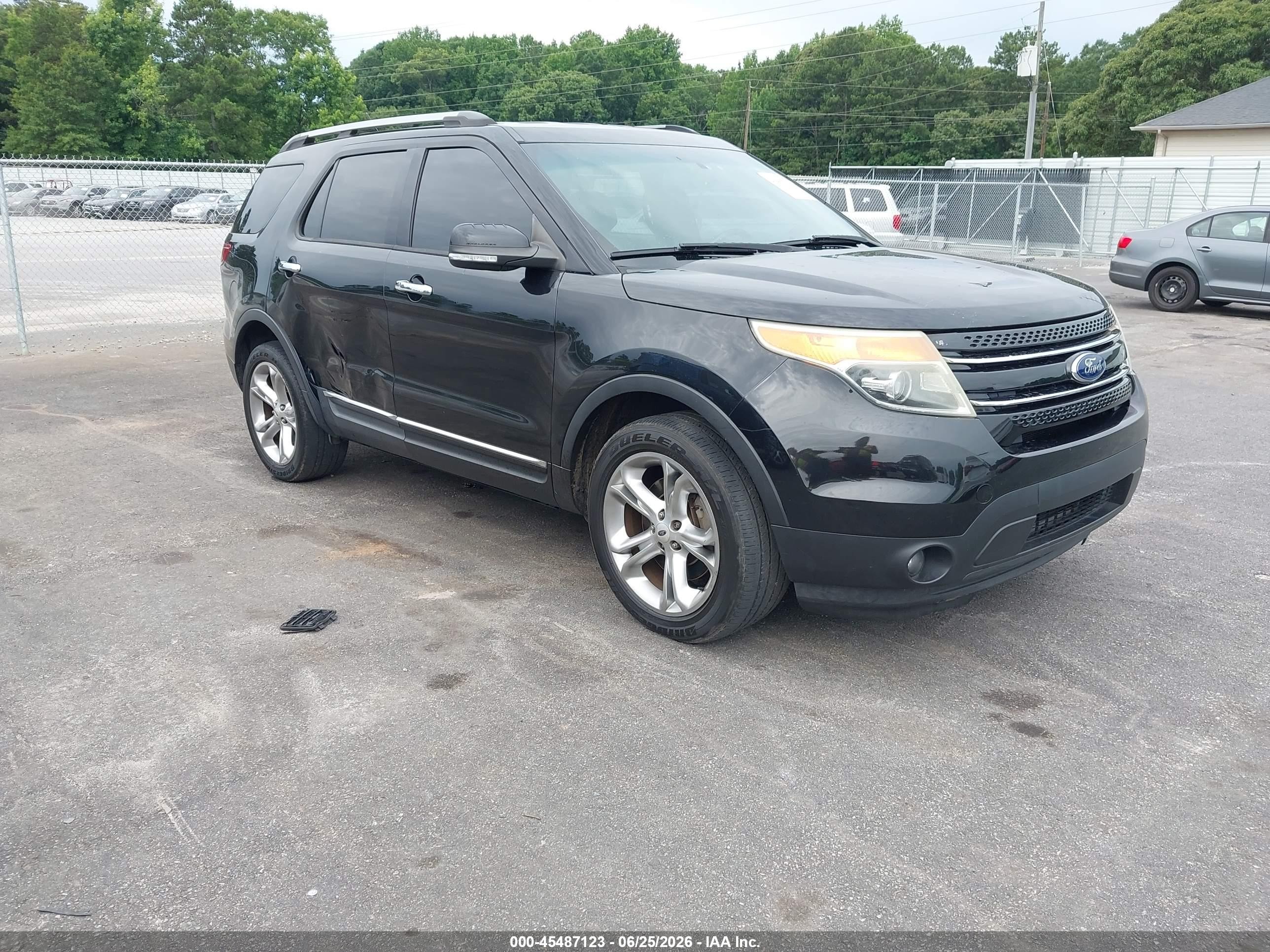 2014 Ford Explorer Limited Черный vin: 1FM5K8F89EGA14016