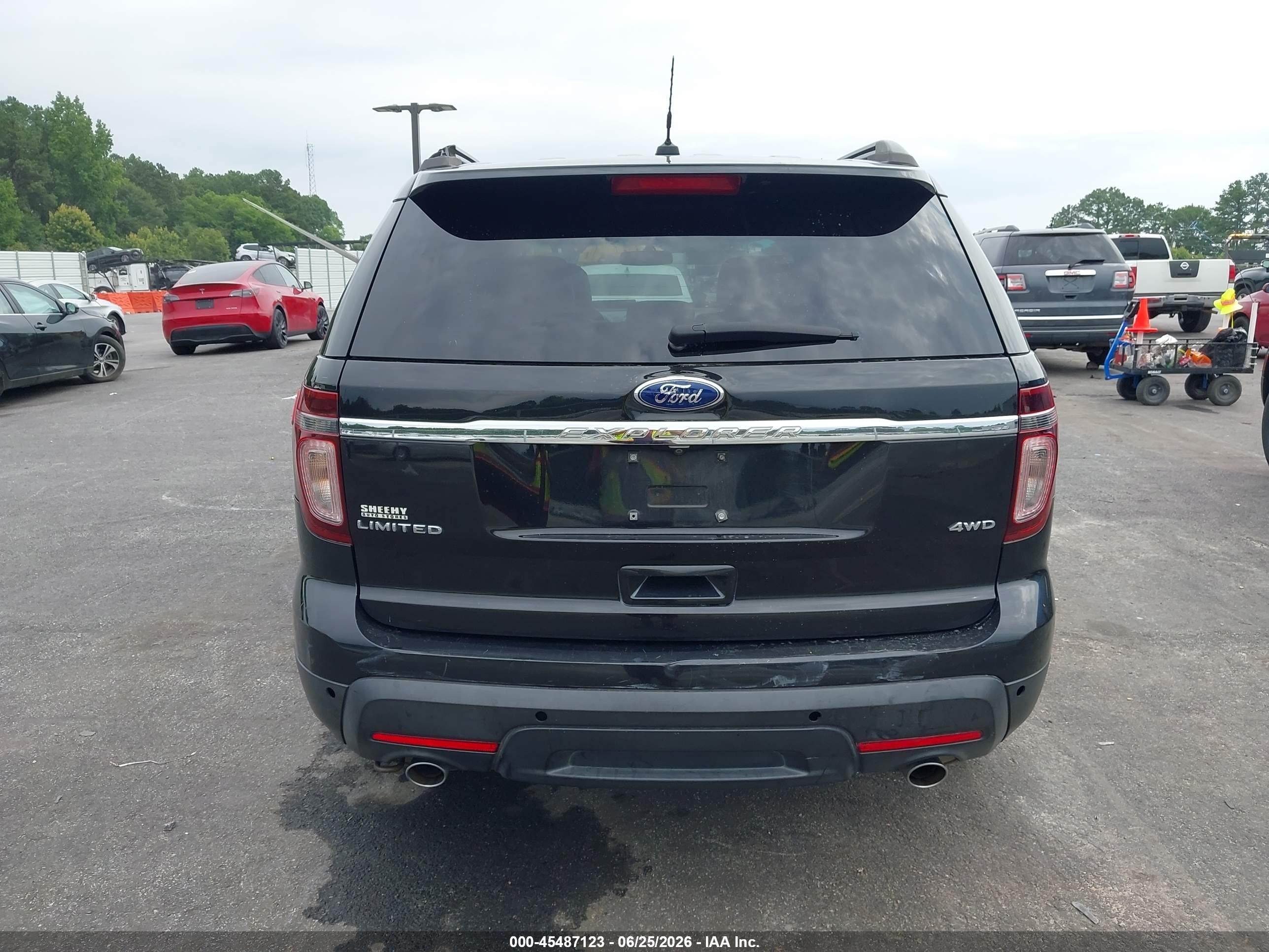 2014 Ford Explorer Limited Black vin: 1FM5K8F89EGA14016