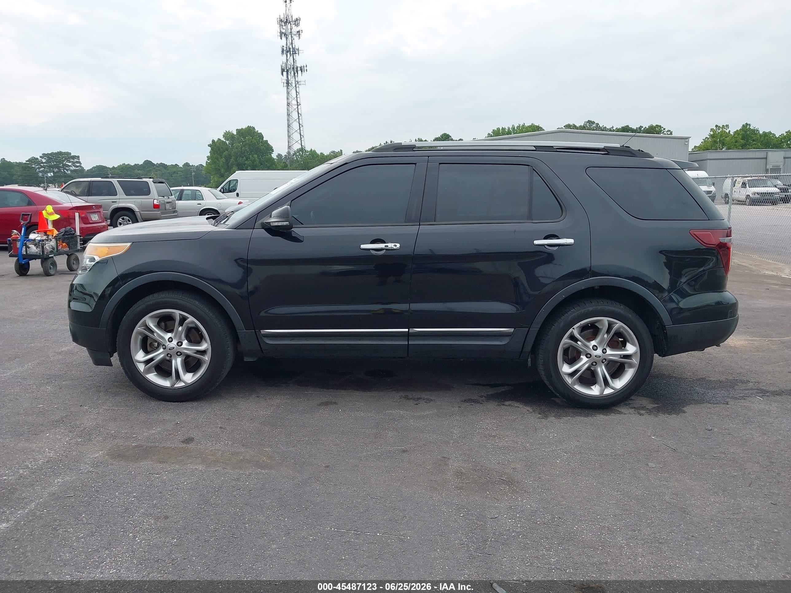 2014 Ford Explorer Limited Black vin: 1FM5K8F89EGA14016