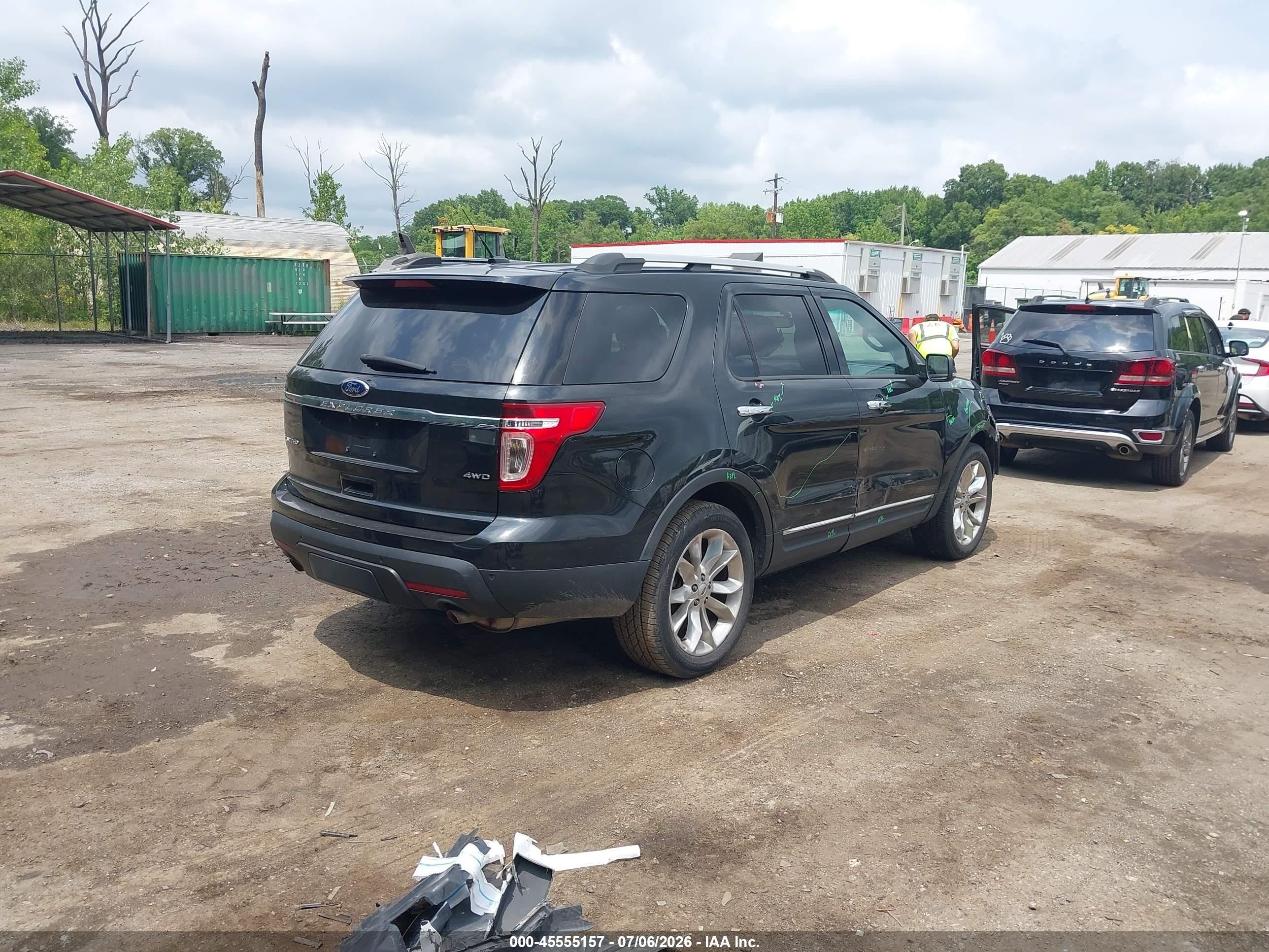 2014 Ford Explorer Limited Black vin: 1FM5K8F89EGA52426