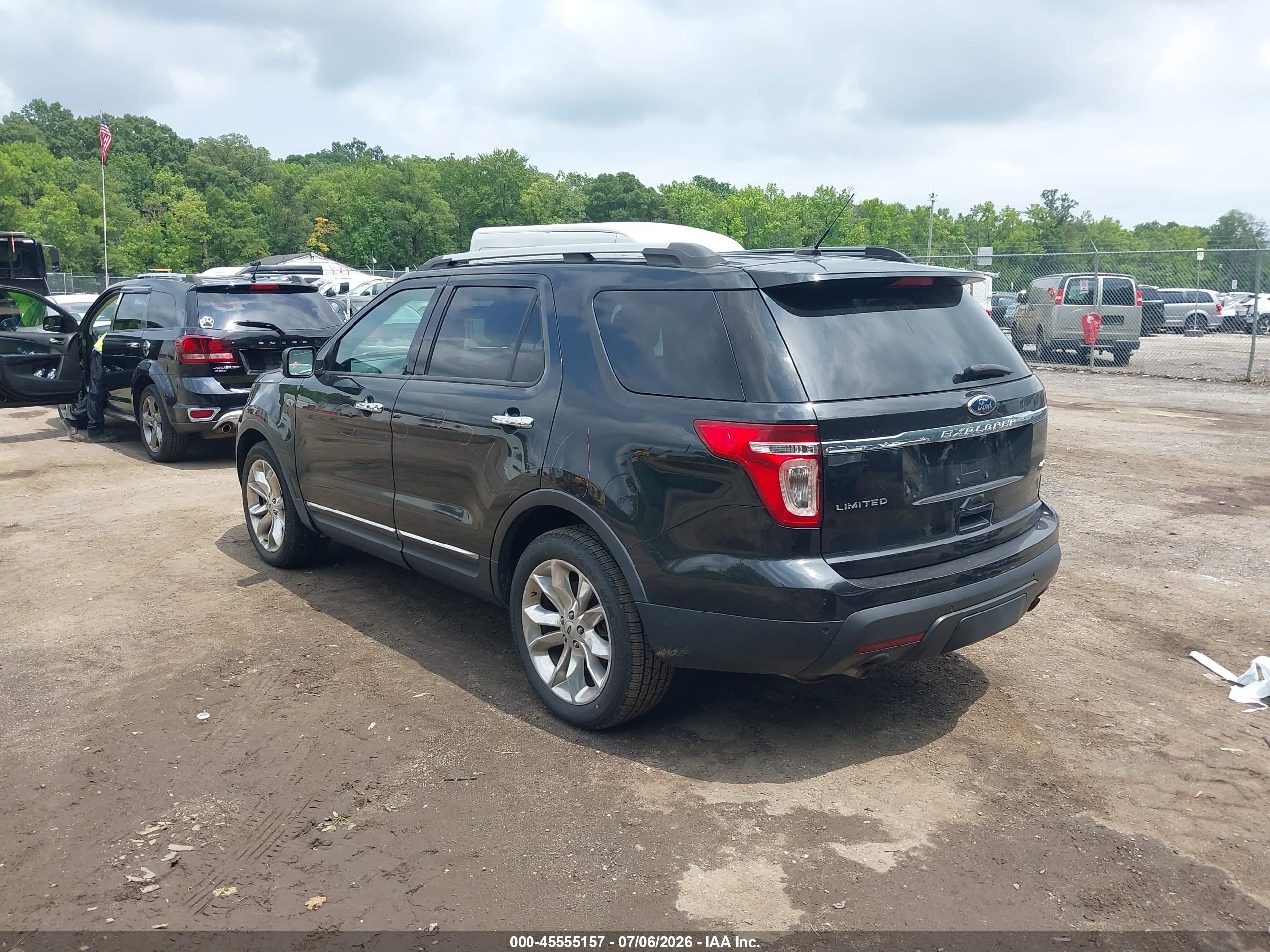 2014 Ford Explorer Limited Black vin: 1FM5K8F89EGA52426