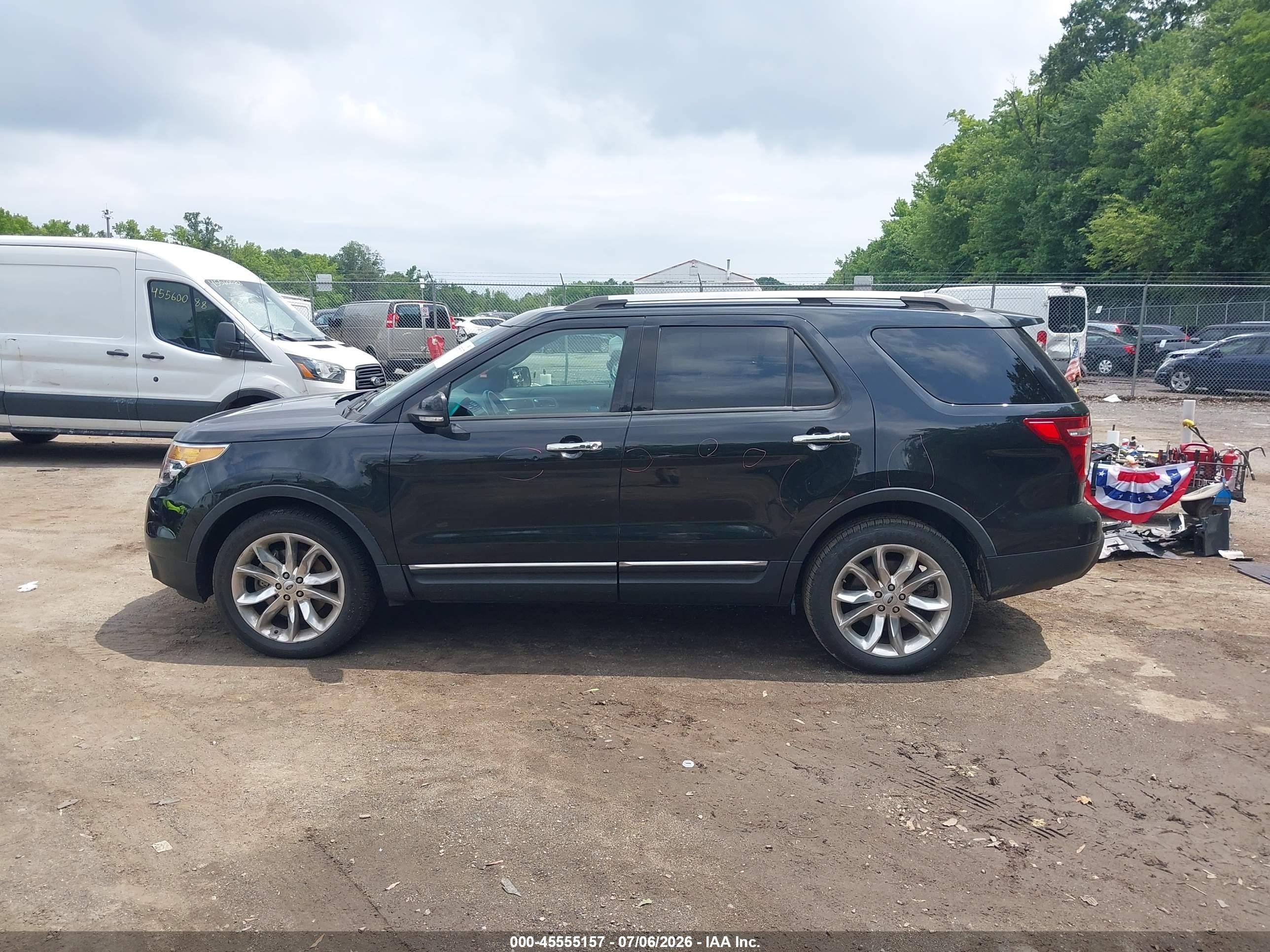 2014 Ford Explorer Limited Black vin: 1FM5K8F89EGA52426