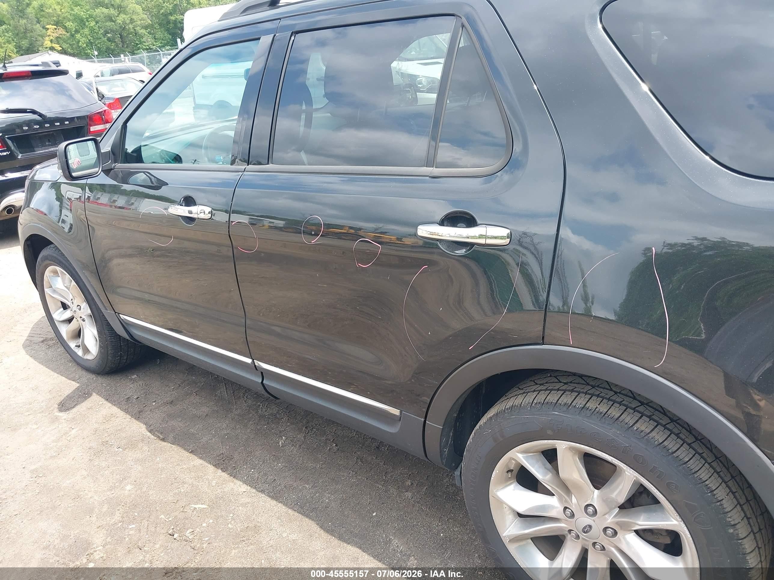 2014 Ford Explorer Limited Black vin: 1FM5K8F89EGA52426