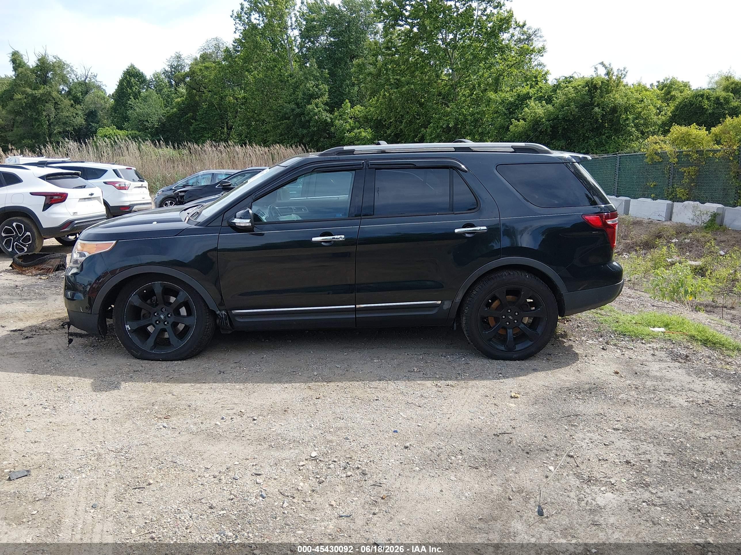 2014 Ford Explorer Limited Black vin: 1FM5K8F89EGC05628