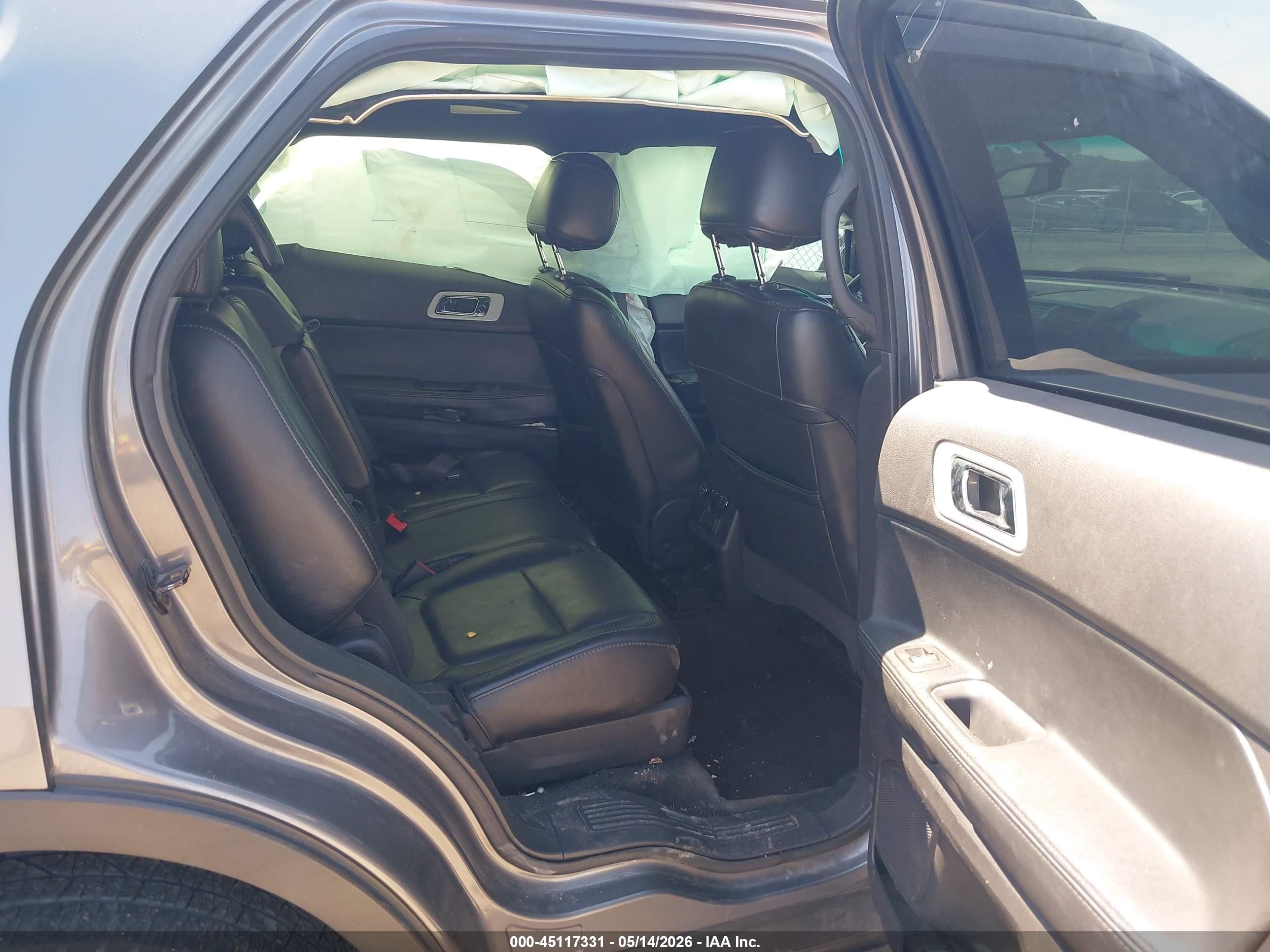 2014 Ford Explorer Limited Gray vin: 1FM5K8F89EGC13583