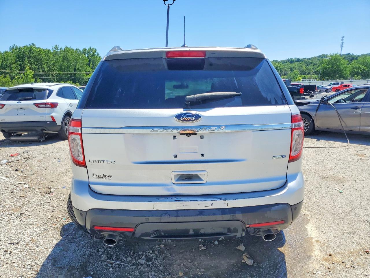 2014 Ford Explorer Limited Silver vin: 1FM5K8F89EGC48849