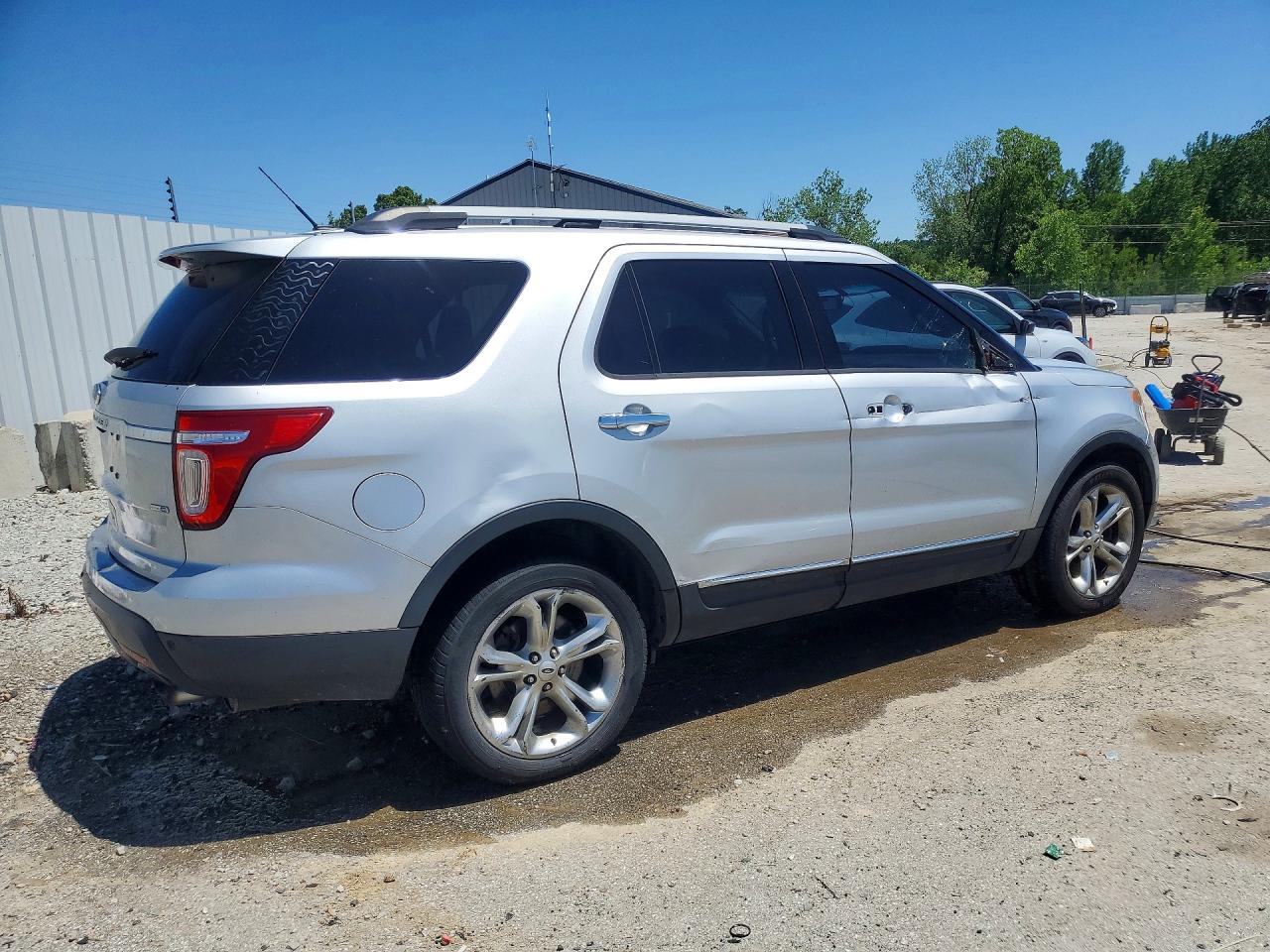 2014 Ford Explorer Limited Silver vin: 1FM5K8F89EGC48849