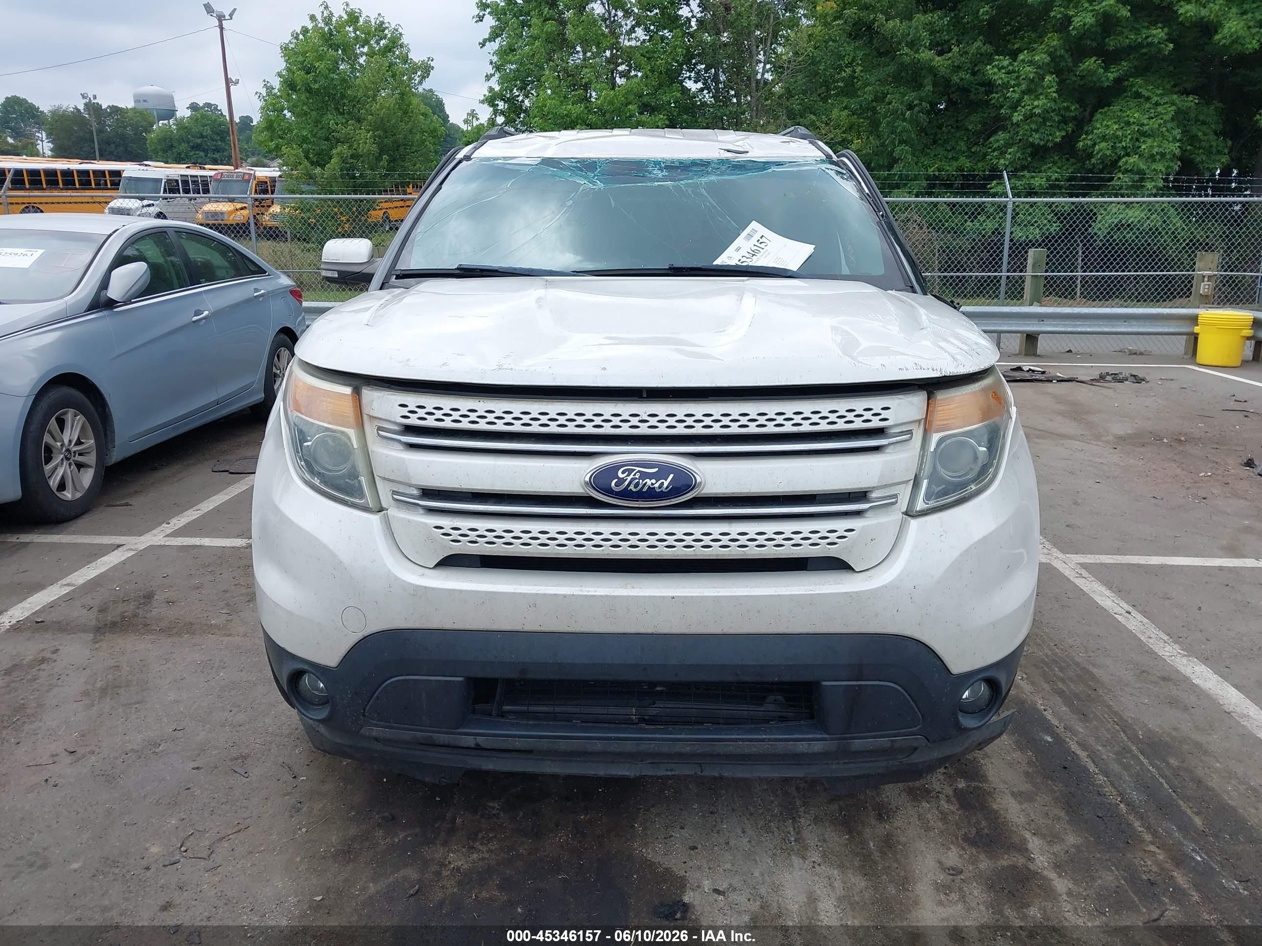 2014 Ford Explorer Limited White vin: 1FM5K8F89EGC51847