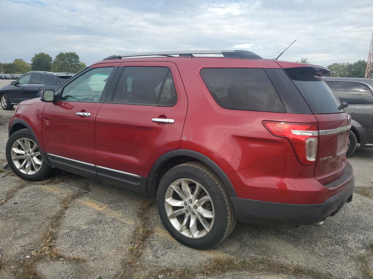 2014 Ford Explorer Limited Красный vin: 1FM5K8F89EGC62301
