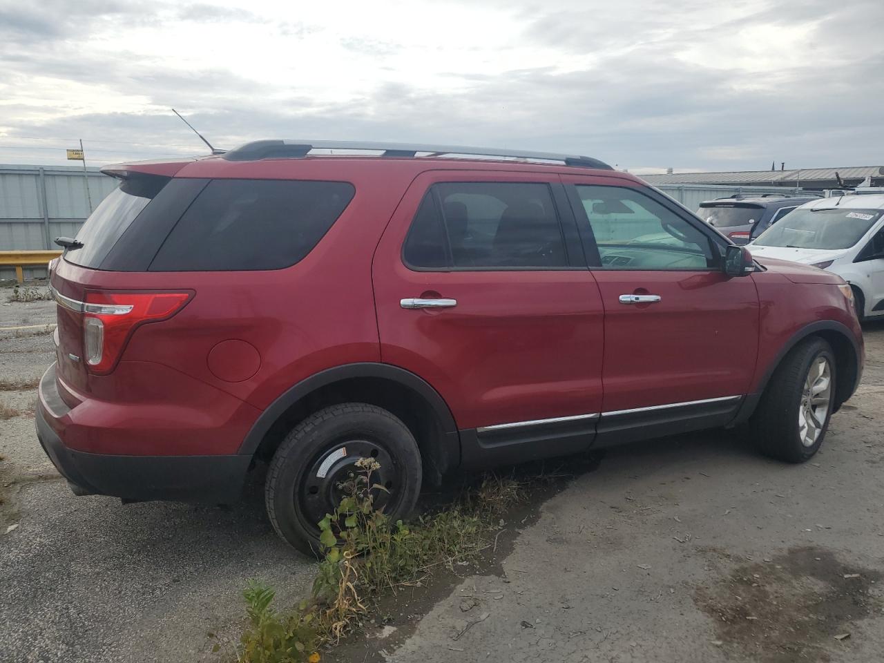 2014 Ford Explorer Limited Красный vin: 1FM5K8F89EGC62301