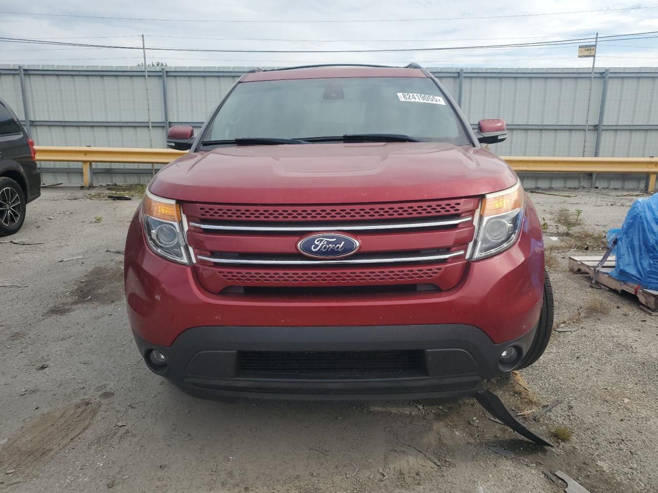 2014 Ford Explorer Limited Красный vin: 1FM5K8F89EGC62301