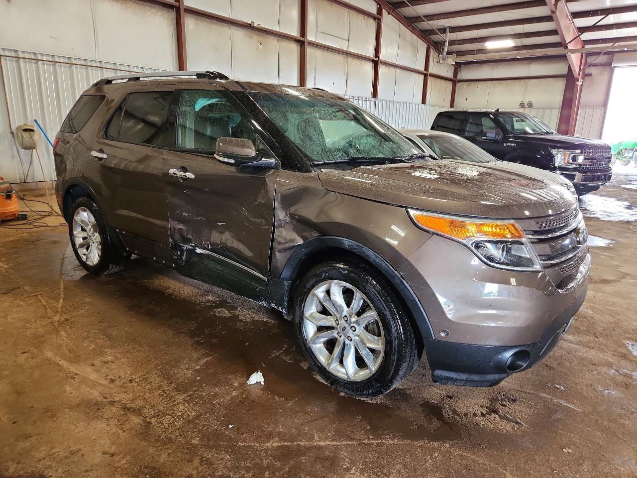 2015 Ford Explorer Limited Tan vin: 1FM5K8F89FGA23784