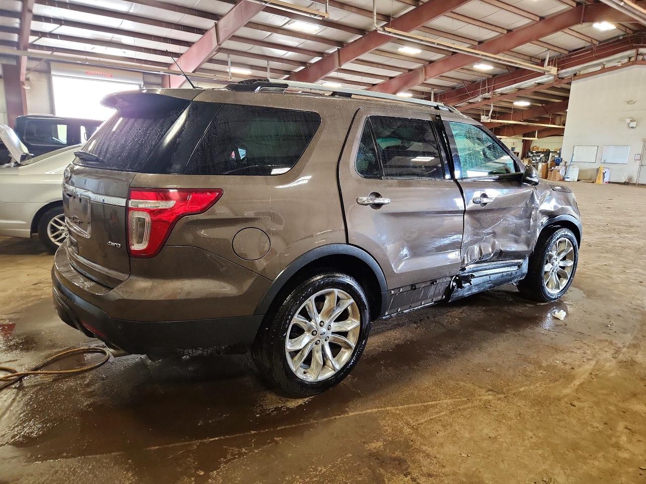 2015 Ford Explorer Limited Tan vin: 1FM5K8F89FGA23784