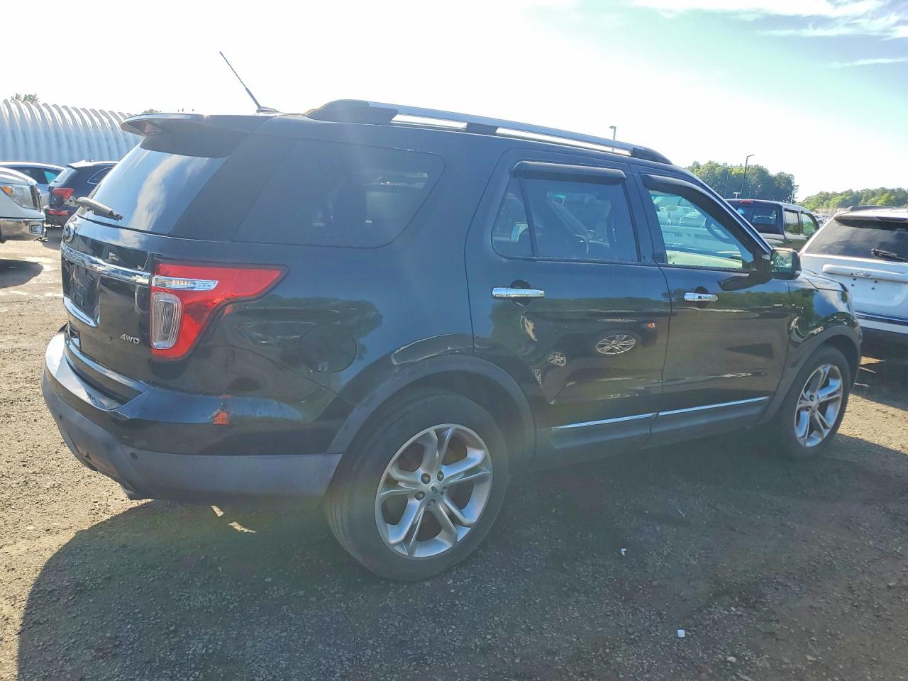 2015 Ford Explorer Limited Black vin: 1FM5K8F89FGB28972