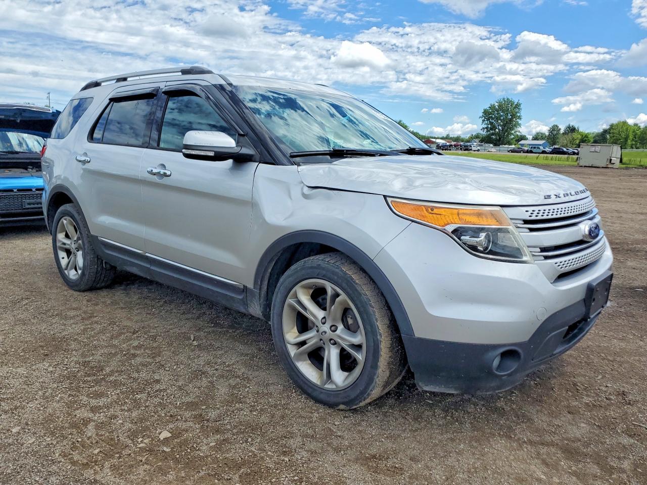 2015 Ford Explorer Limited Silver vin: 1FM5K8F89FGB97547