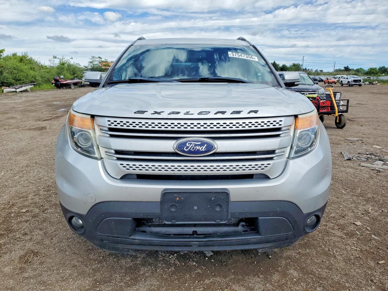 2015 Ford Explorer Limited Silver vin: 1FM5K8F89FGB97547
