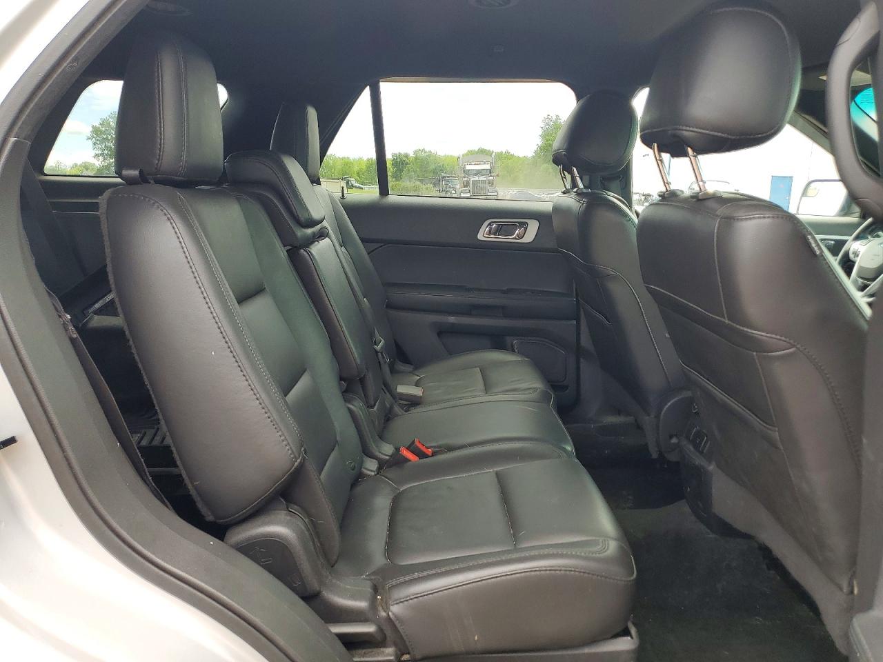 2015 Ford Explorer Limited Silver vin: 1FM5K8F89FGB97547
