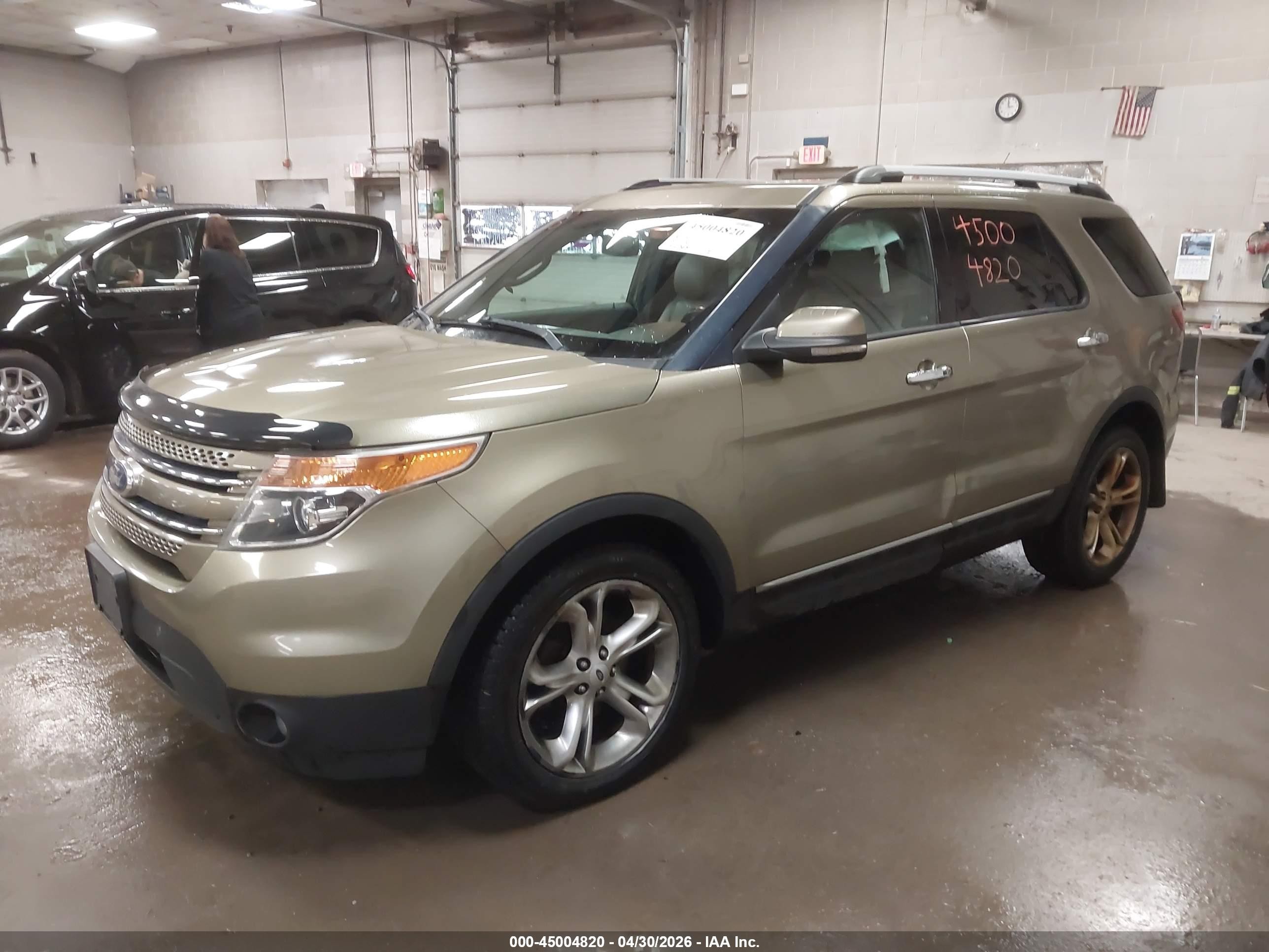 2013 Ford Explorer Limited Green vin: 1FM5K8F8XDGA02858