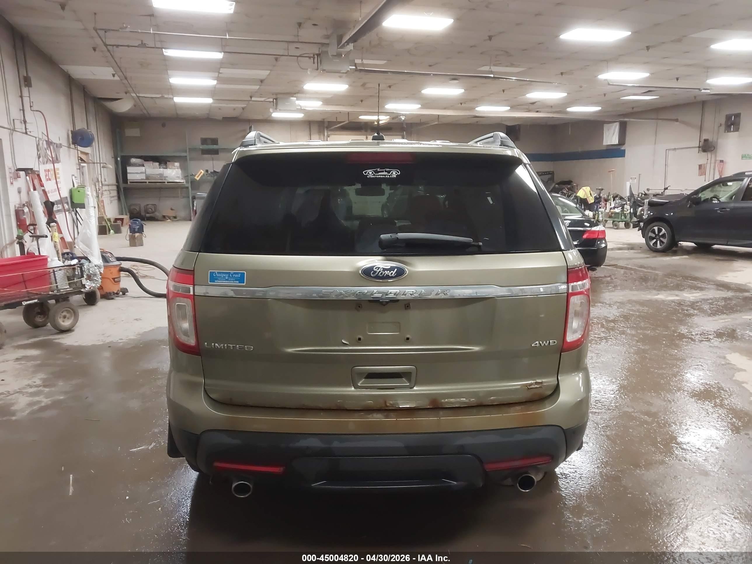 2013 Ford Explorer Limited Green vin: 1FM5K8F8XDGA02858