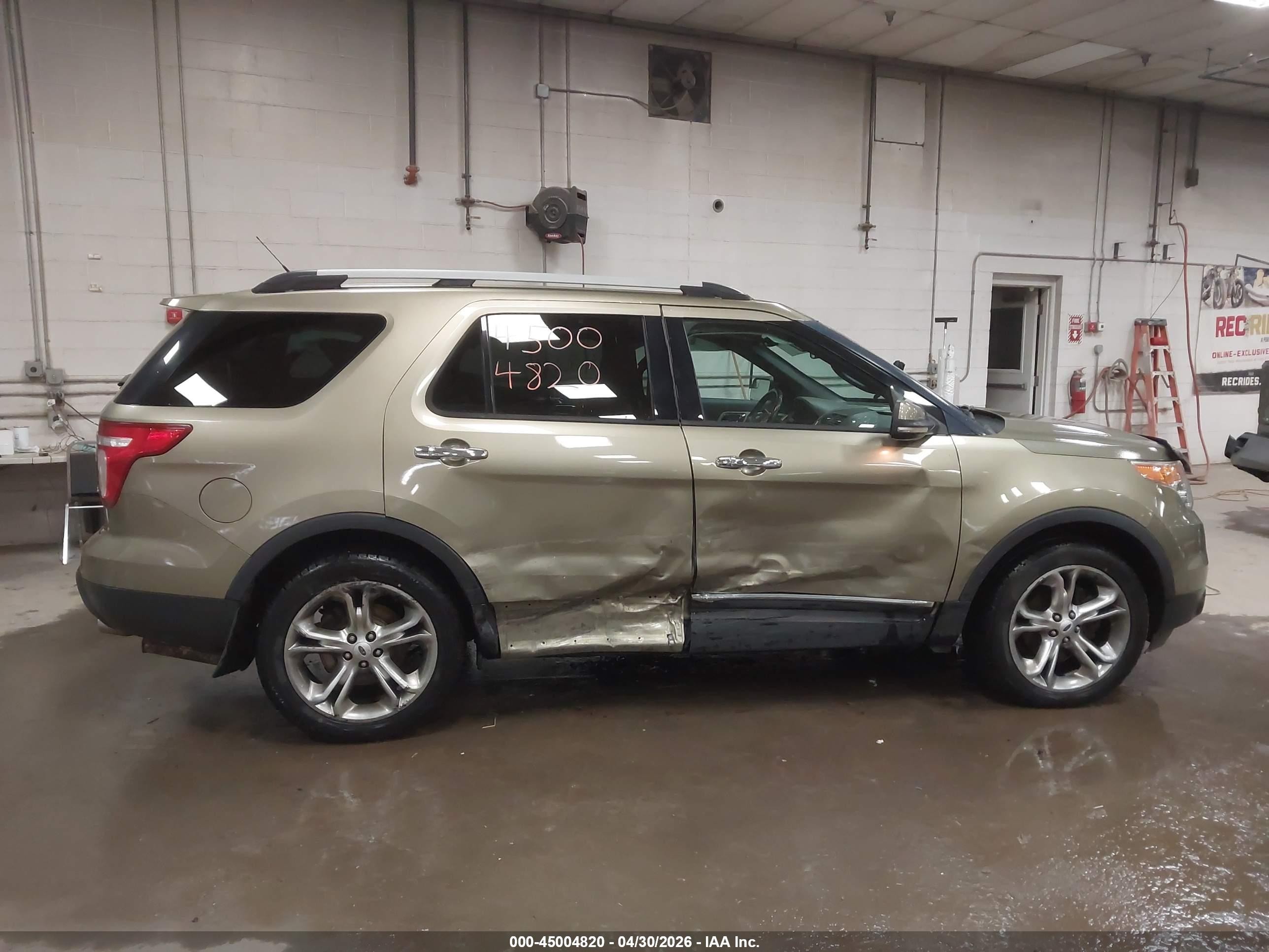2013 Ford Explorer Limited Green vin: 1FM5K8F8XDGA02858