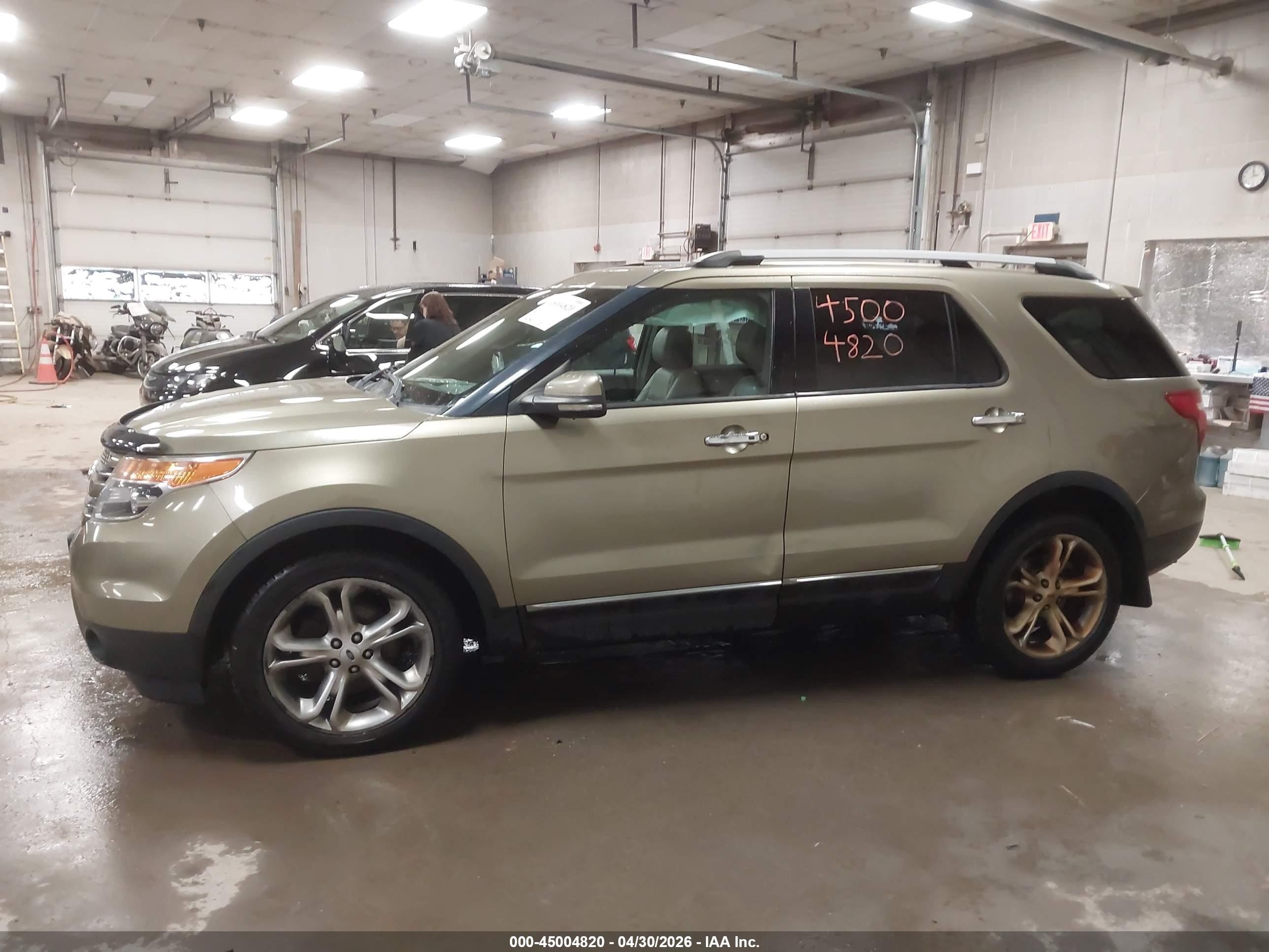 2013 Ford Explorer Limited Green vin: 1FM5K8F8XDGA02858