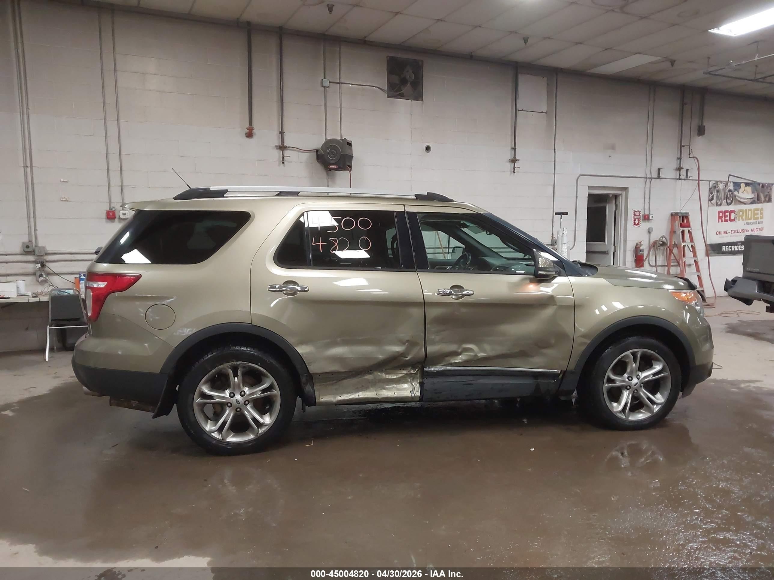 2013 Ford Explorer Limited Green vin: 1FM5K8F8XDGA02858