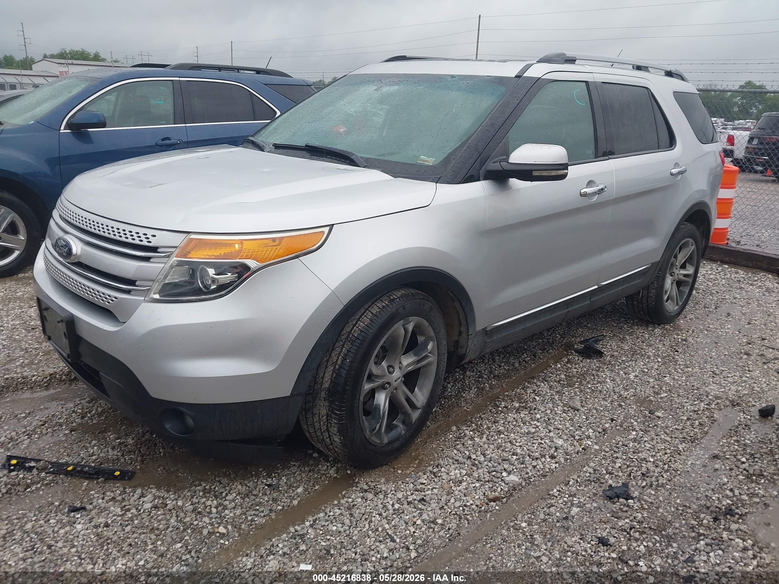 2013 Ford Explorer Limited Silver vin: 1FM5K8F8XDGA05484