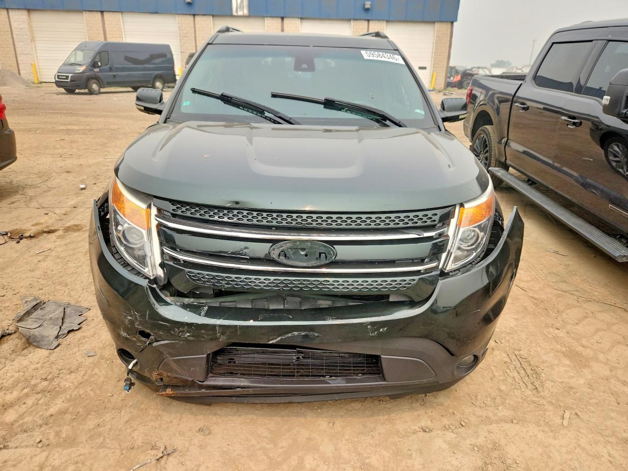 2013 Ford Explorer Limited Green vin: 1FM5K8F8XDGA66236