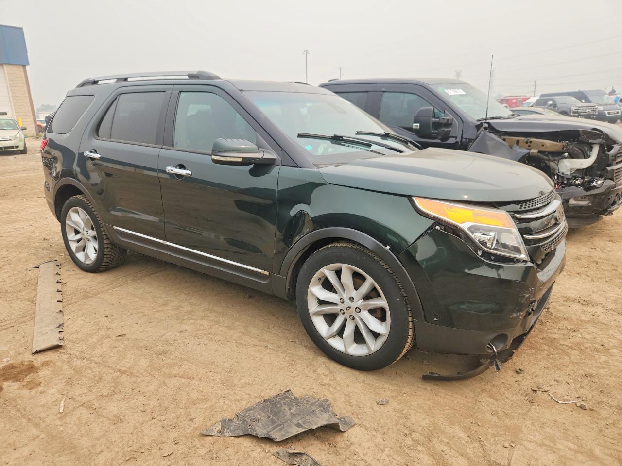 2013 Ford Explorer Limited Green vin: 1FM5K8F8XDGA66236