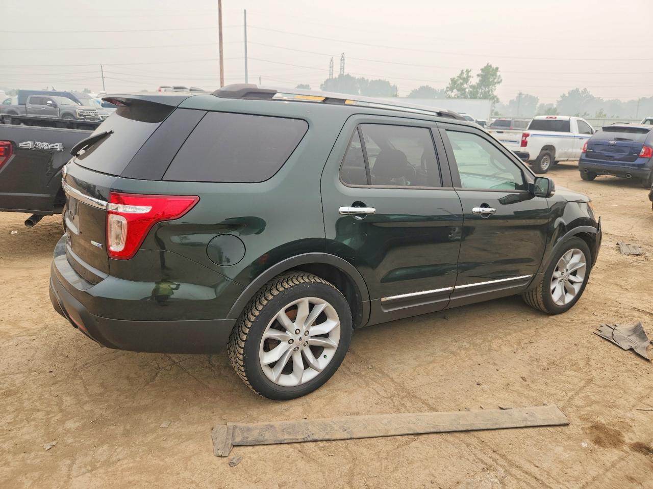 2013 Ford Explorer Limited Green vin: 1FM5K8F8XDGA66236