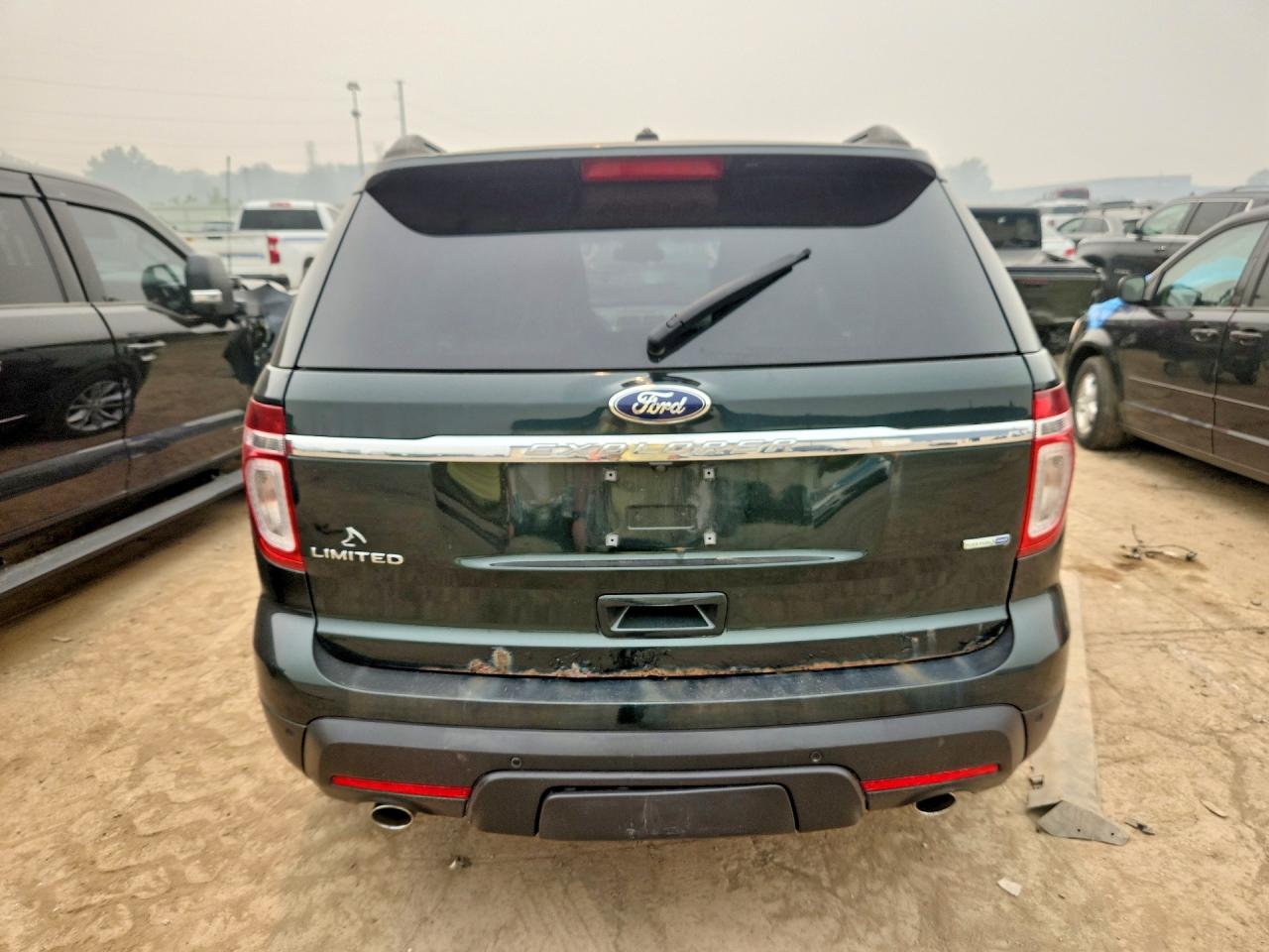 2013 Ford Explorer Limited Green vin: 1FM5K8F8XDGA66236