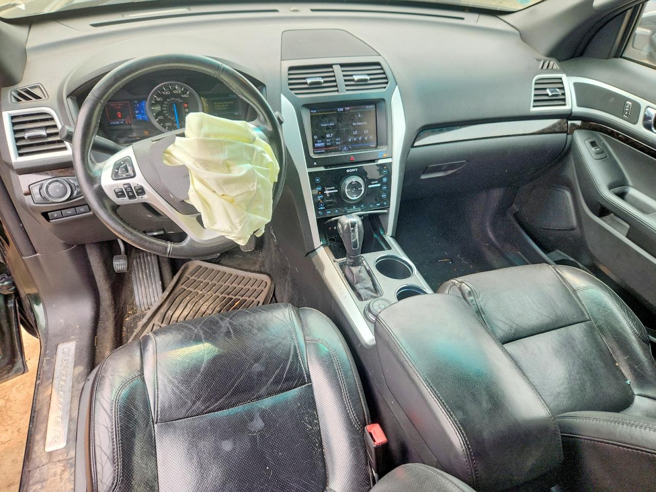 2013 Ford Explorer Limited Green vin: 1FM5K8F8XDGA66236
