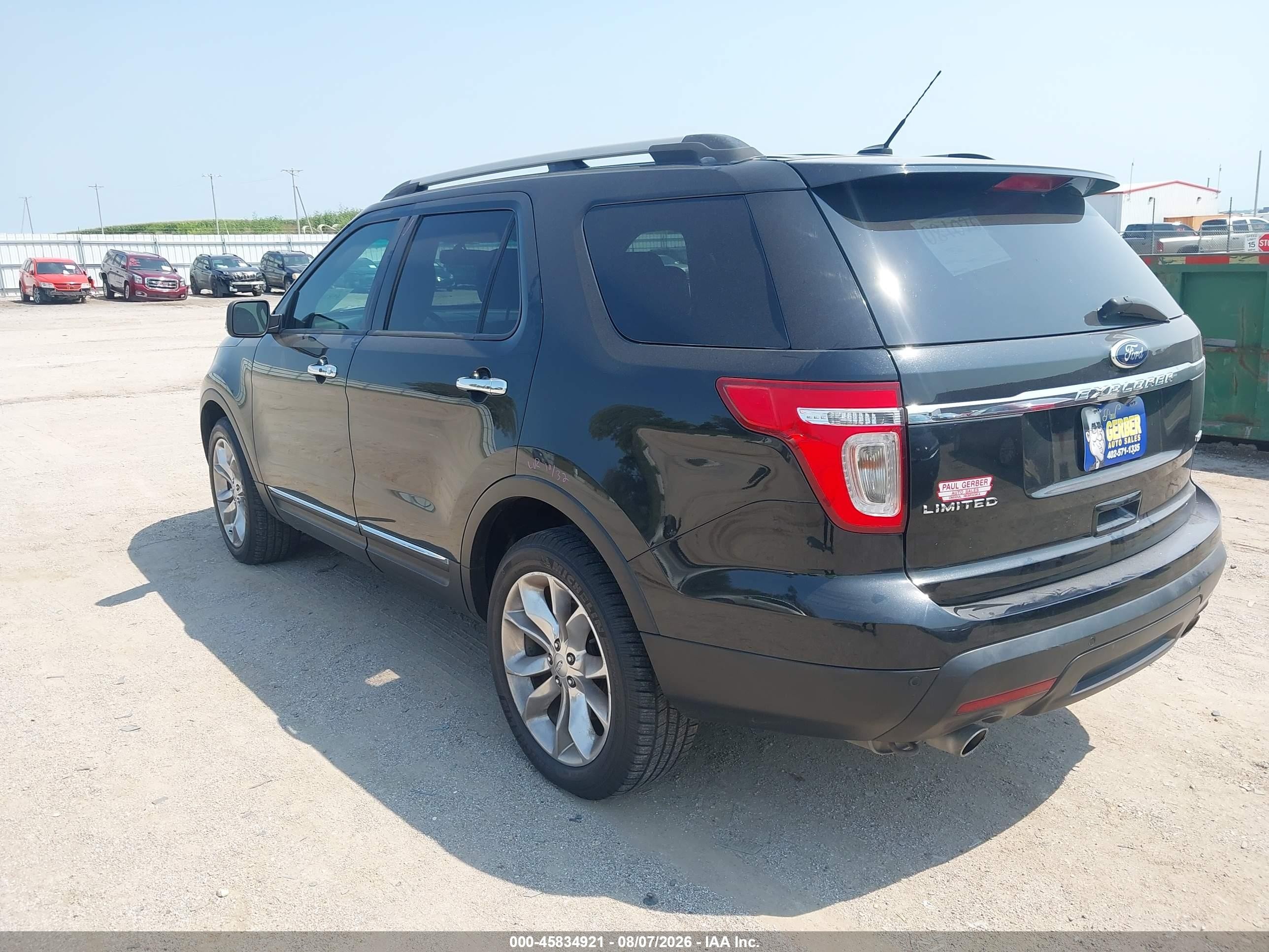 2013 Ford Explorer Limited Black vin: 1FM5K8F8XDGC60975
