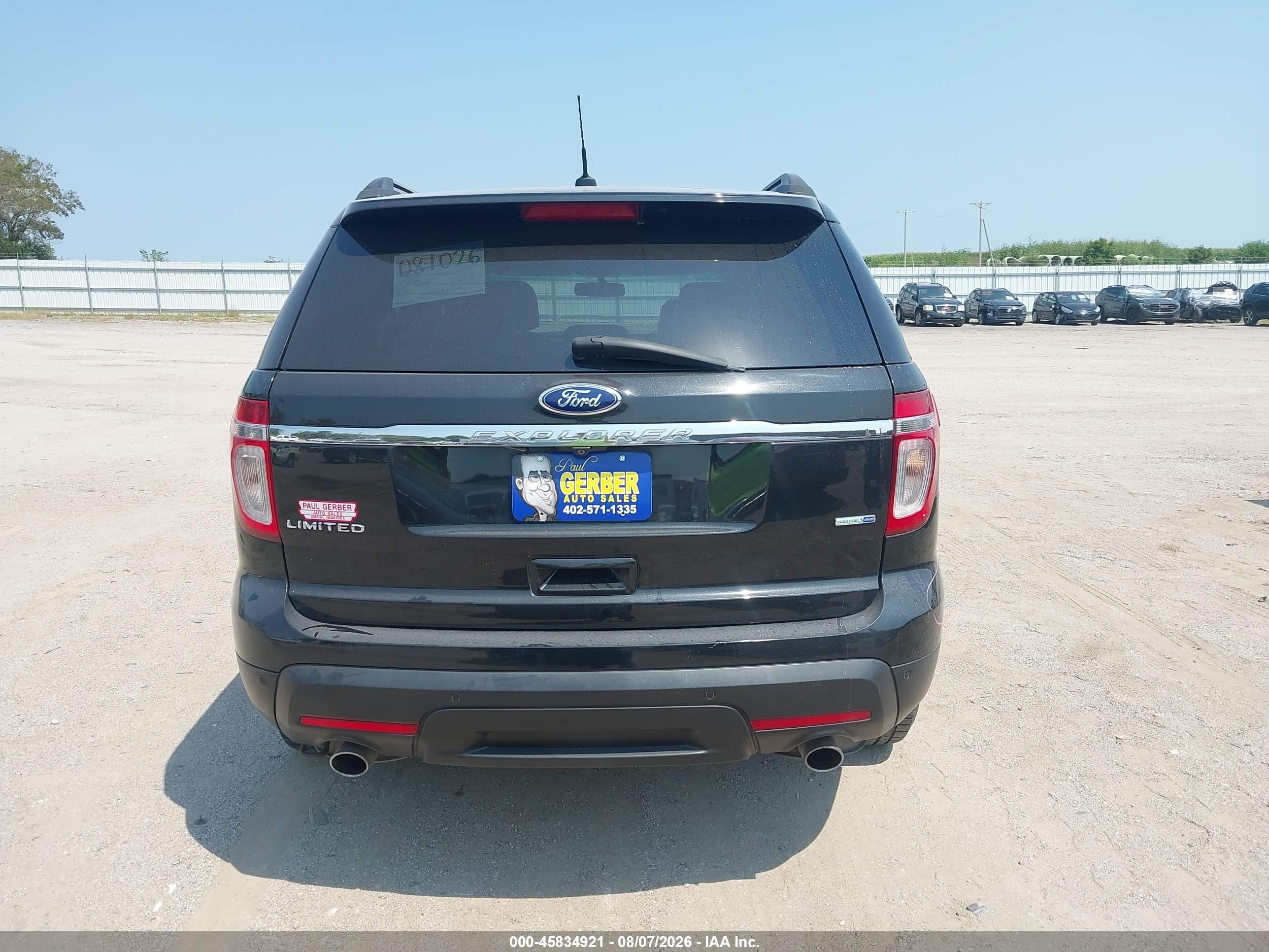 2013 Ford Explorer Limited Black vin: 1FM5K8F8XDGC60975
