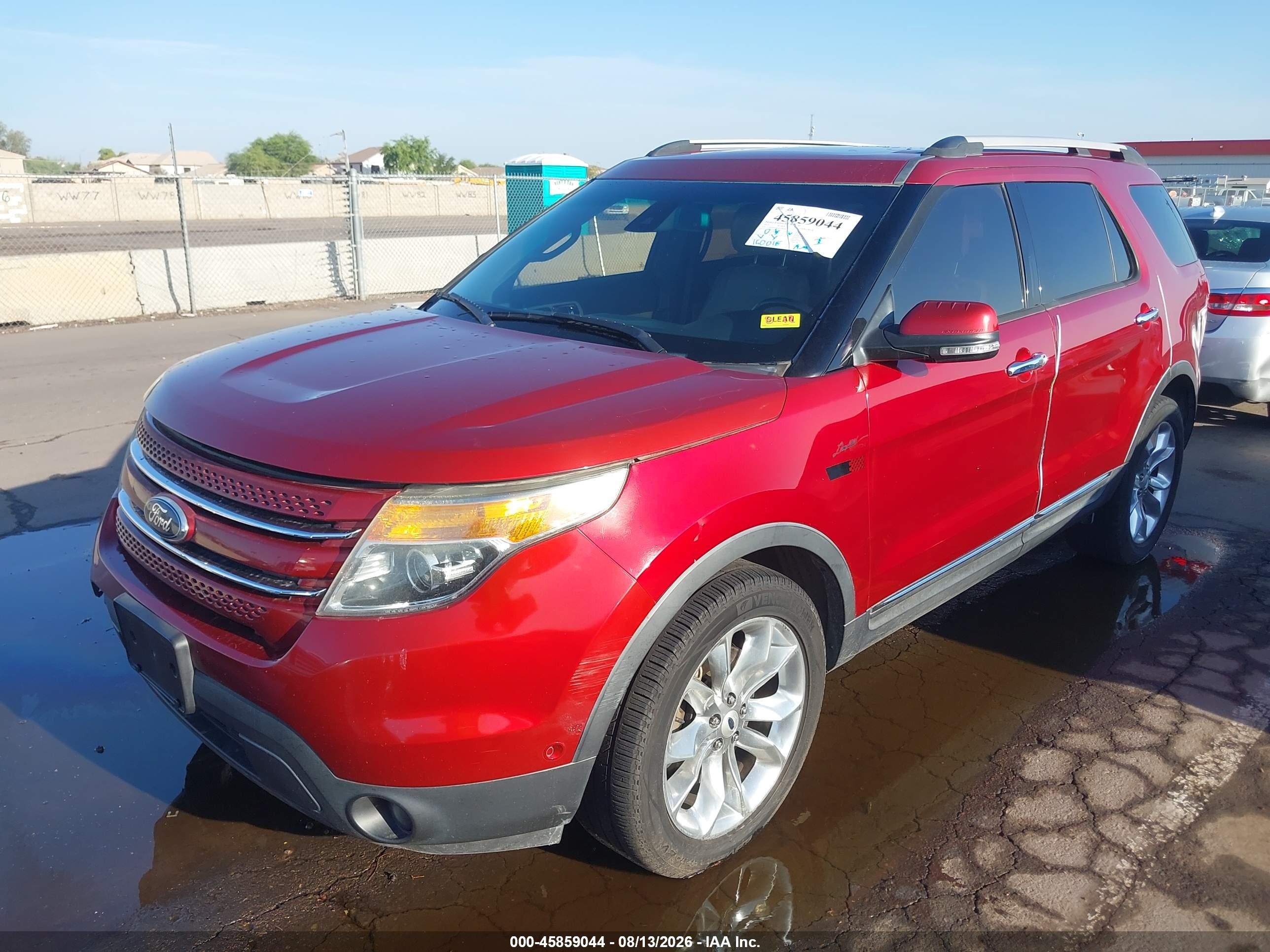 2013 Ford Explorer Limited Темно-бордовый vin: 1FM5K8F8XDGC80045