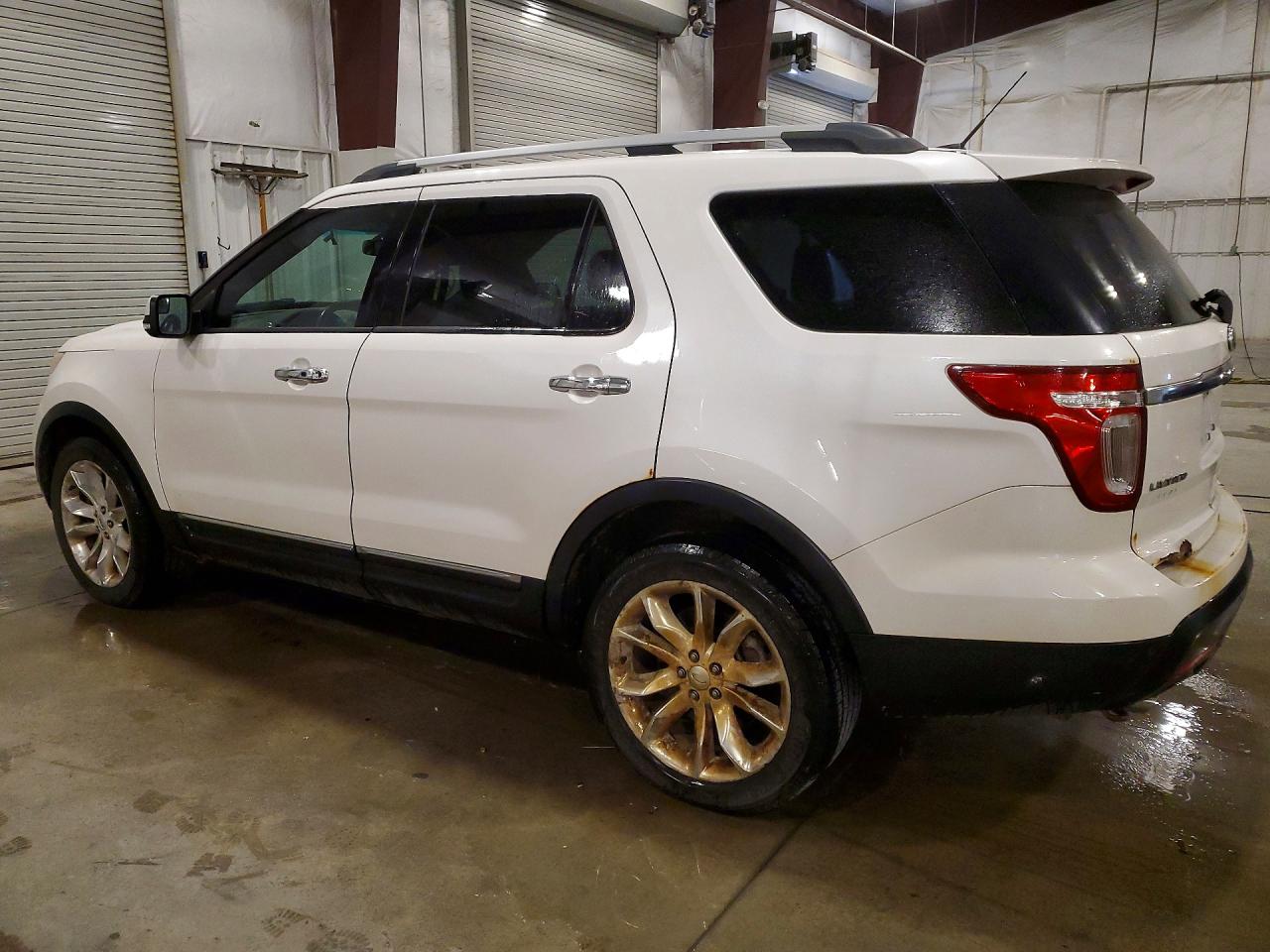 2014 Ford Explorer Limited White vin: 1FM5K8F8XEGA24103