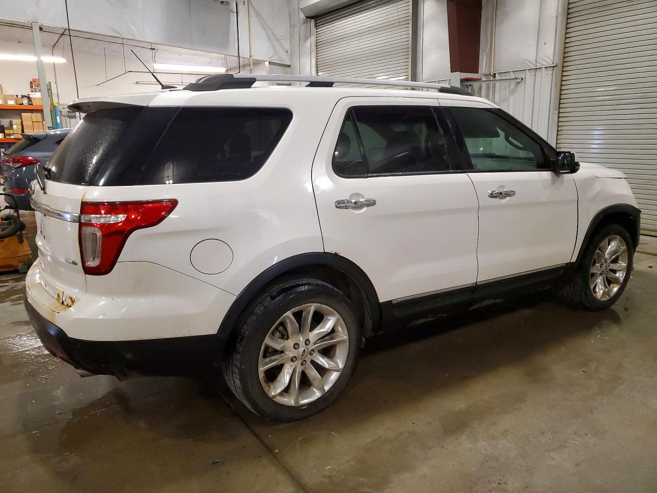 2014 Ford Explorer Limited White vin: 1FM5K8F8XEGA24103