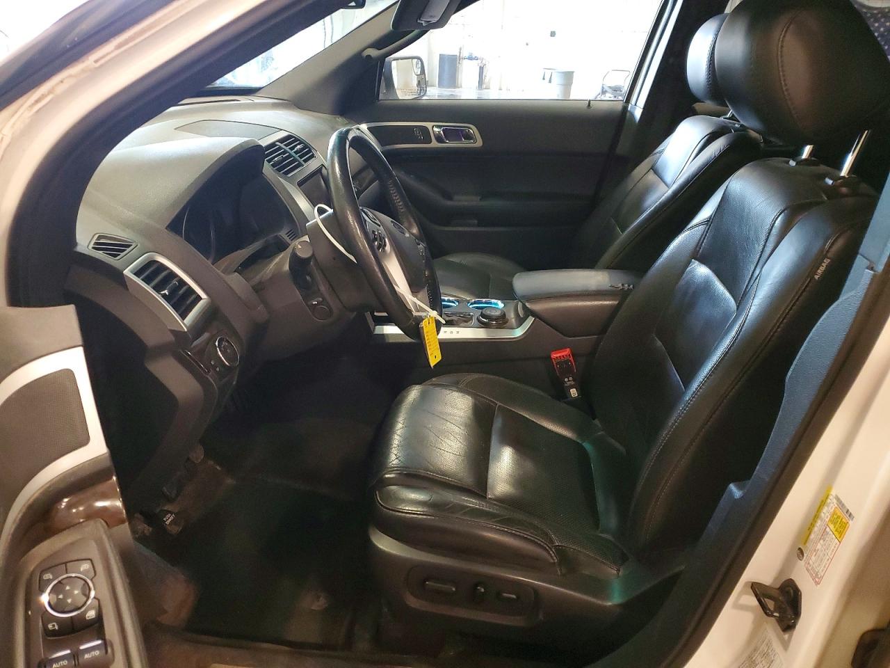 2014 Ford Explorer Limited White vin: 1FM5K8F8XEGA24103