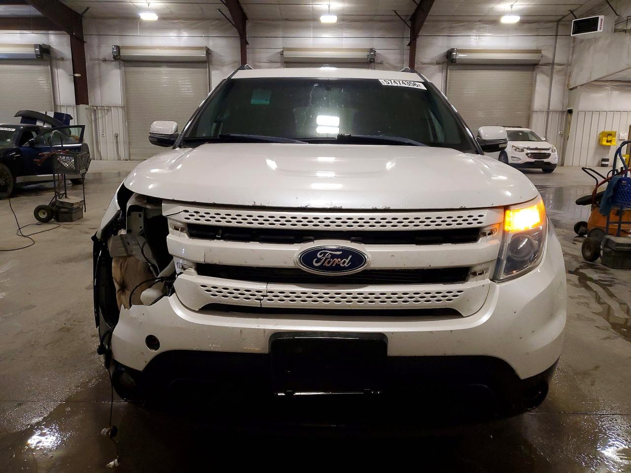 2014 Ford Explorer Limited White vin: 1FM5K8F8XEGA24103