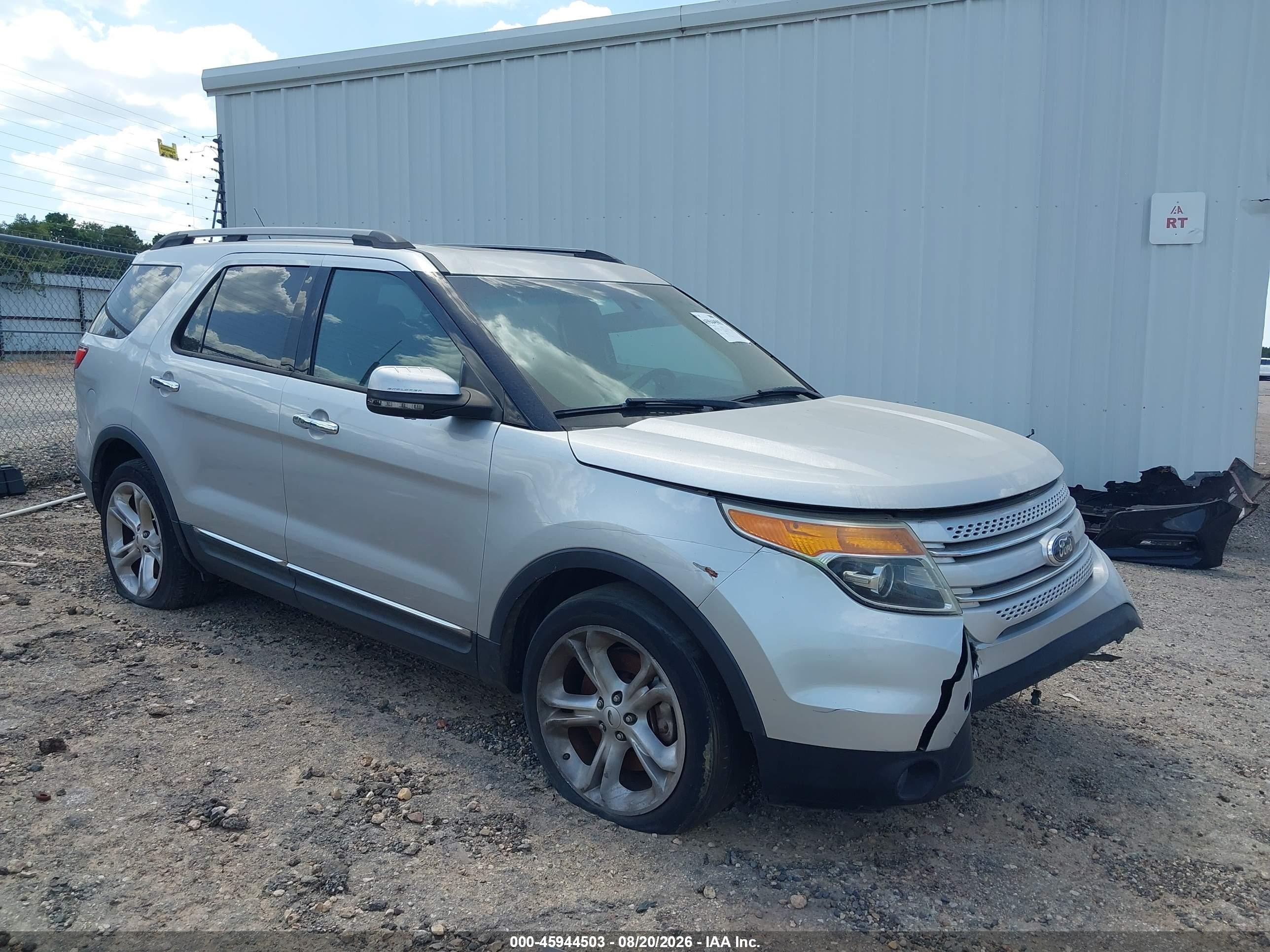 2014 Ford Explorer Limited Серебряный vin: 1FM5K8F8XEGA28345