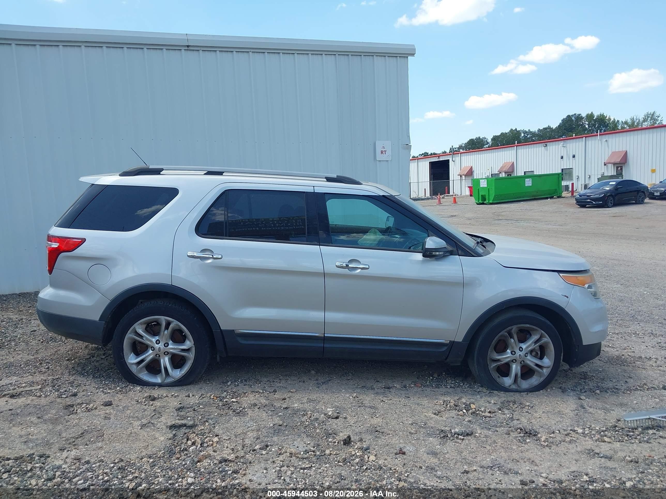 2014 Ford Explorer Limited Серебряный vin: 1FM5K8F8XEGA28345