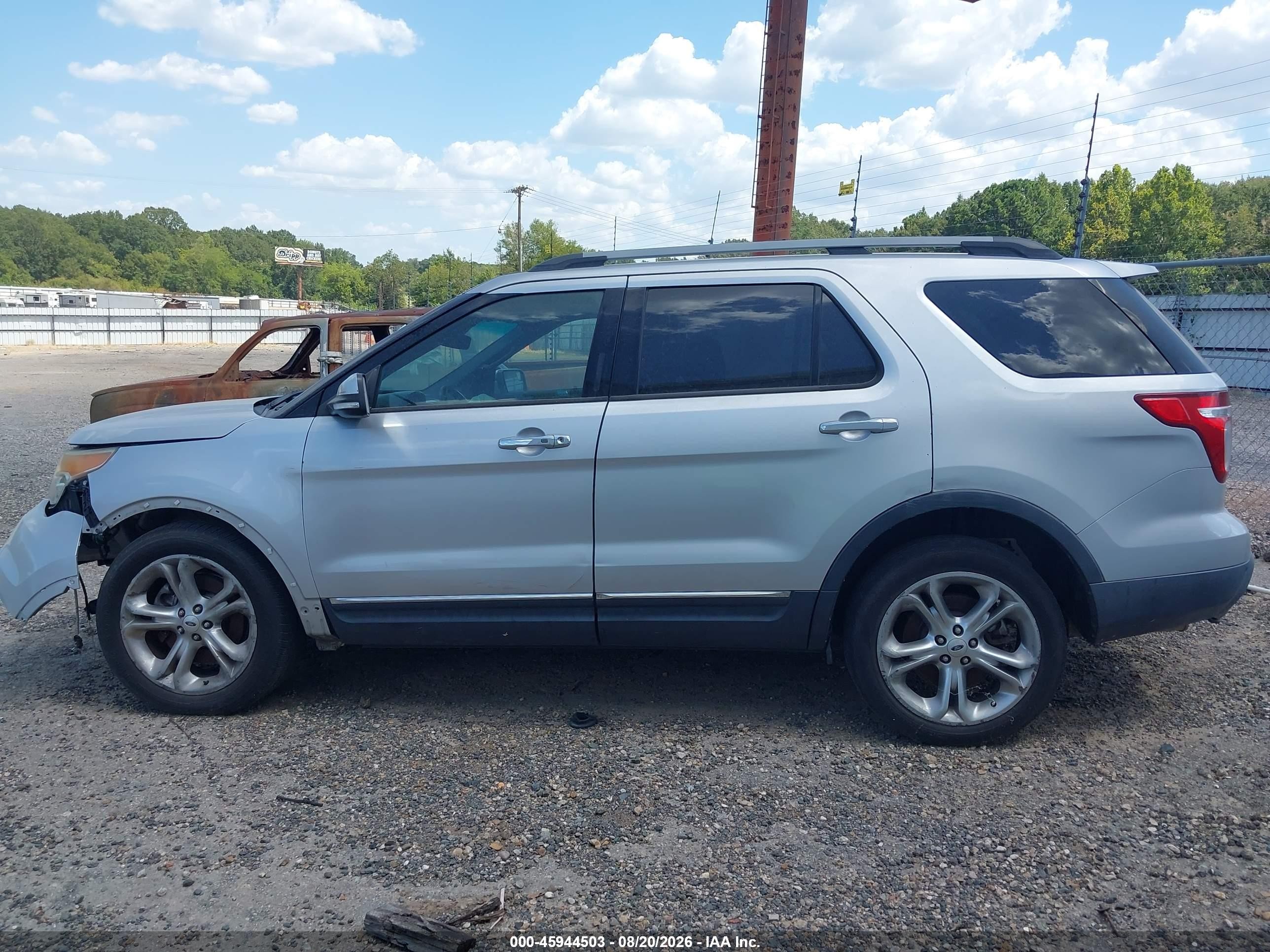 2014 Ford Explorer Limited Серебряный vin: 1FM5K8F8XEGA28345