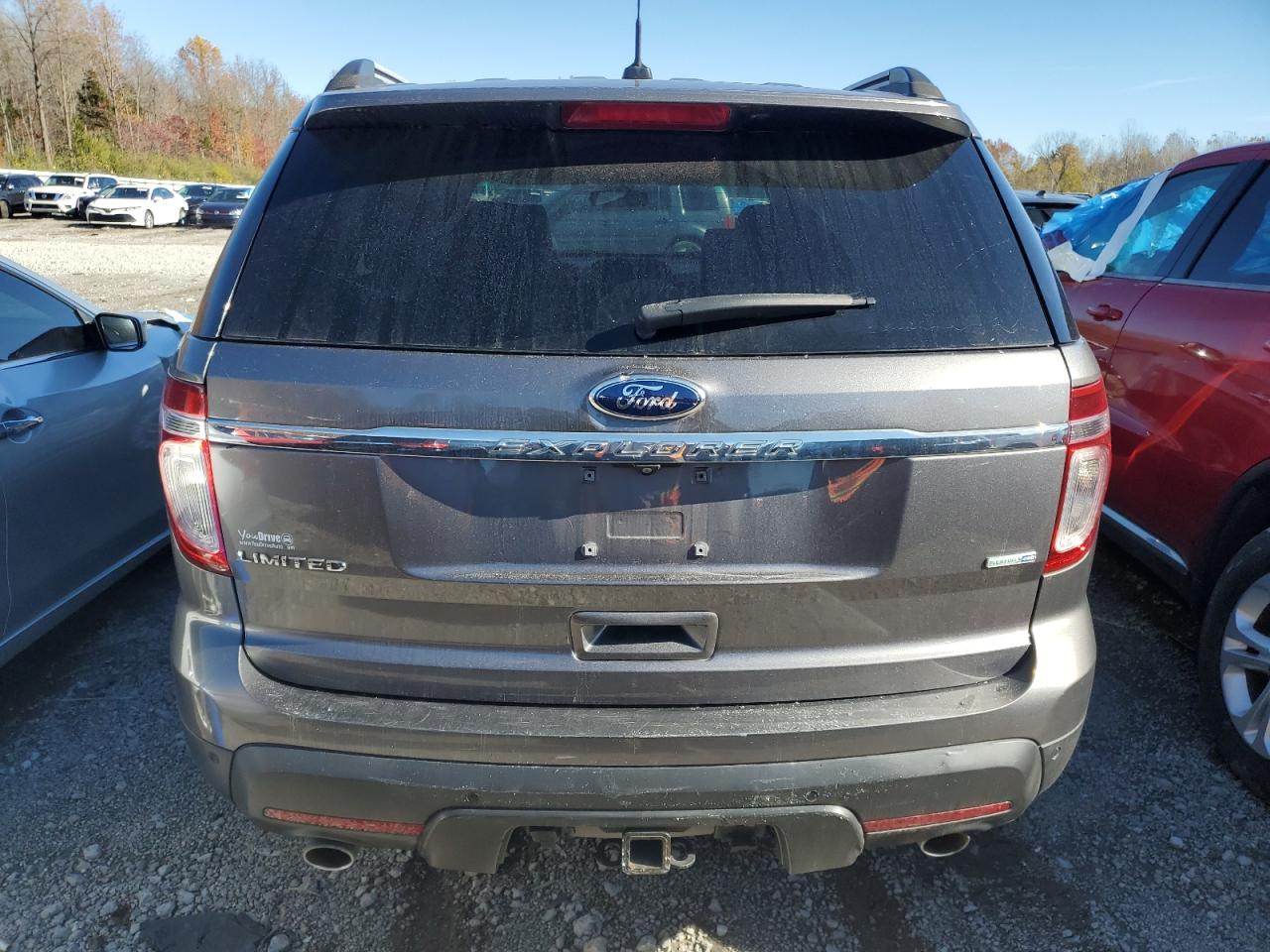 2014 Ford Explorer Limited Gray vin: 1FM5K8F8XEGA39104
